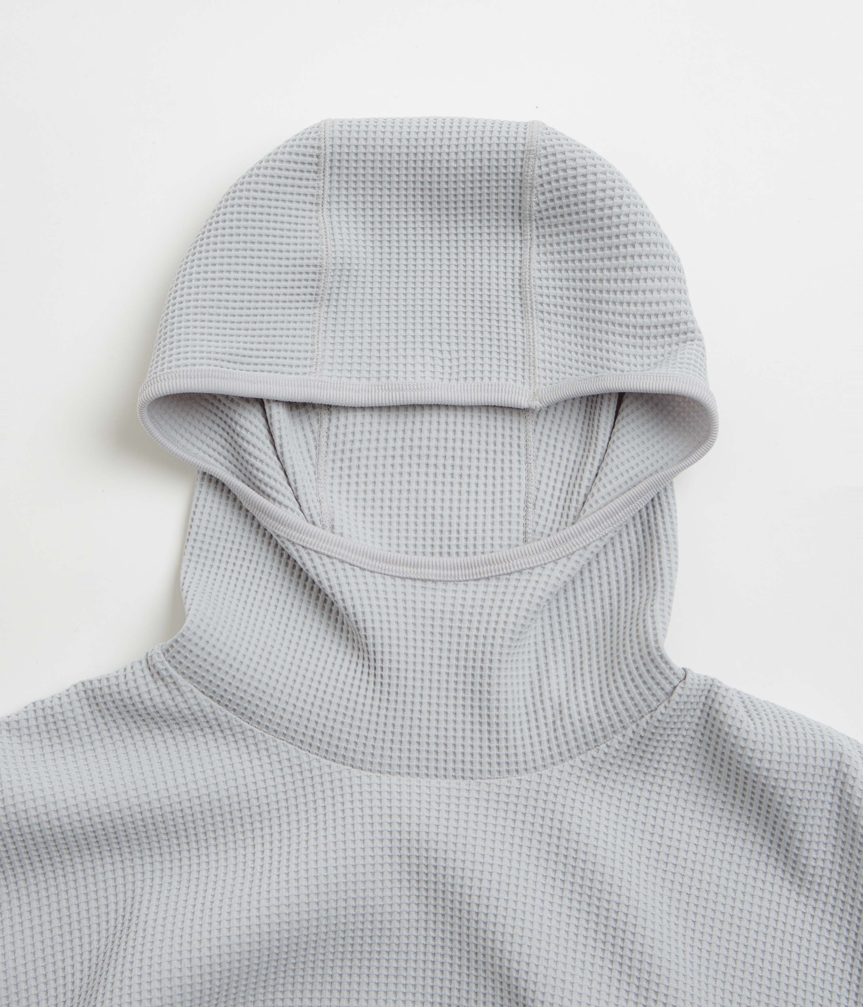 Snow Peak Dry Waffle Hoodie - Light Grey - Image 3