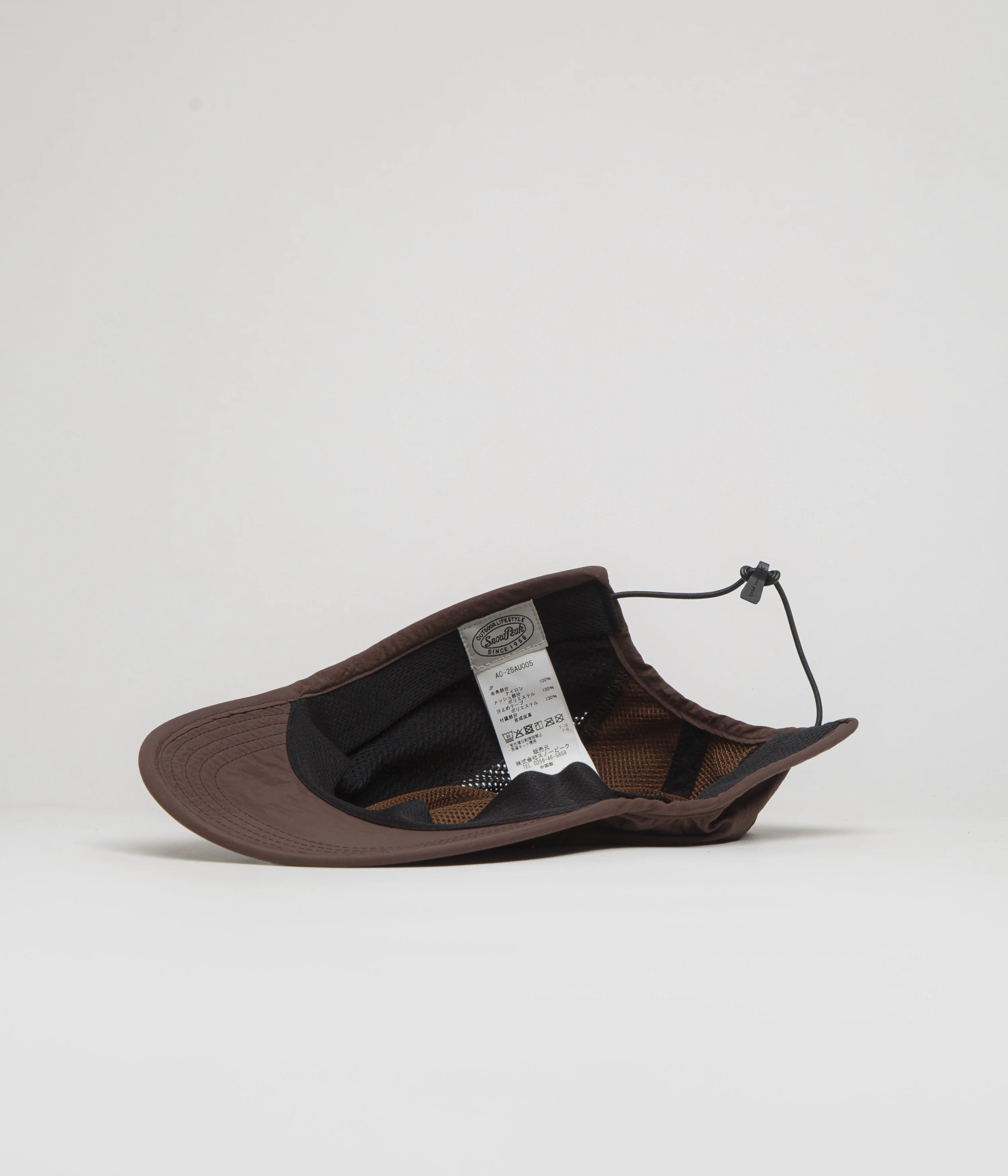 Snow Peak Garment Dyed Cap - Brown - Image 4