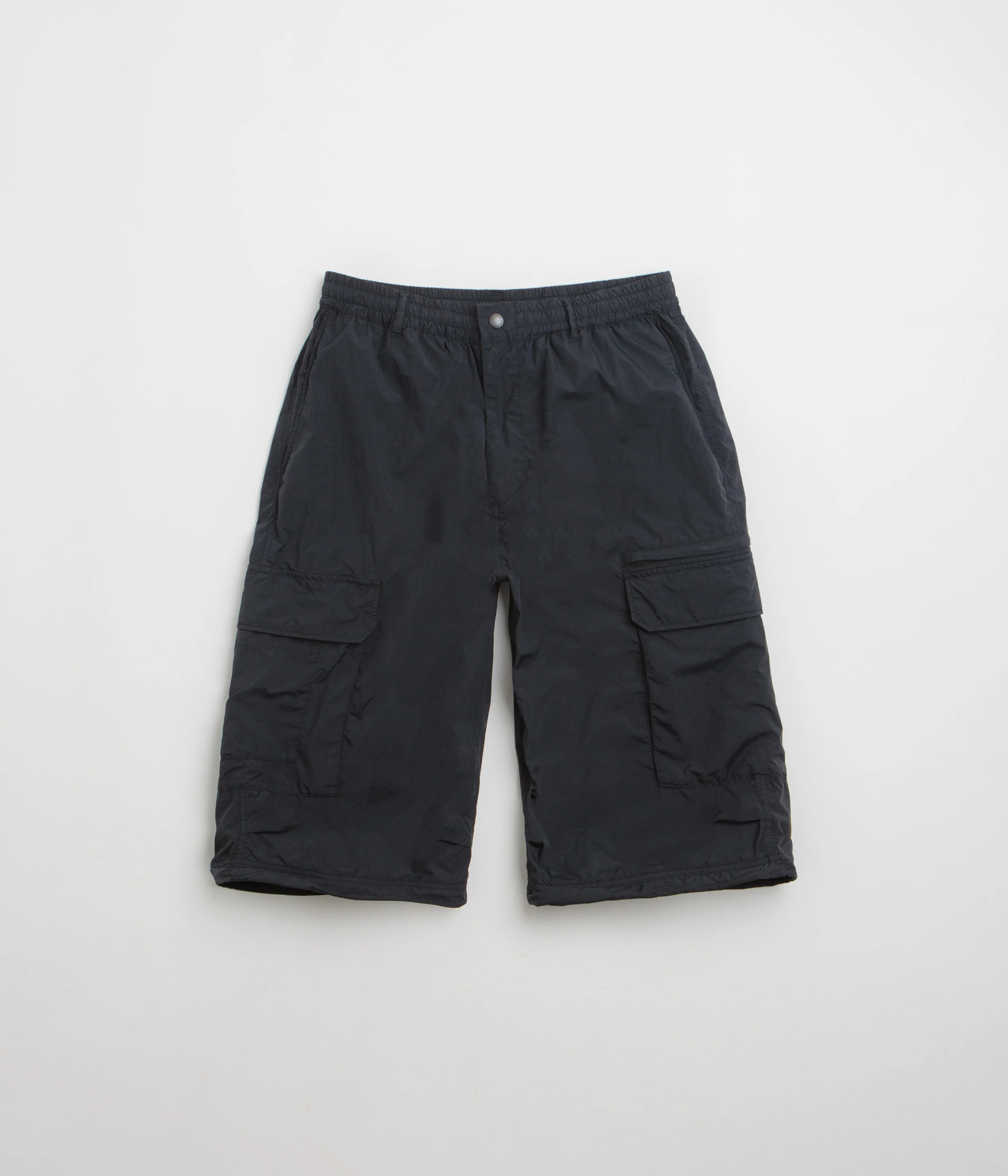 Snow Peak Garment Dyed Convertible Pants - Black - Image 5
