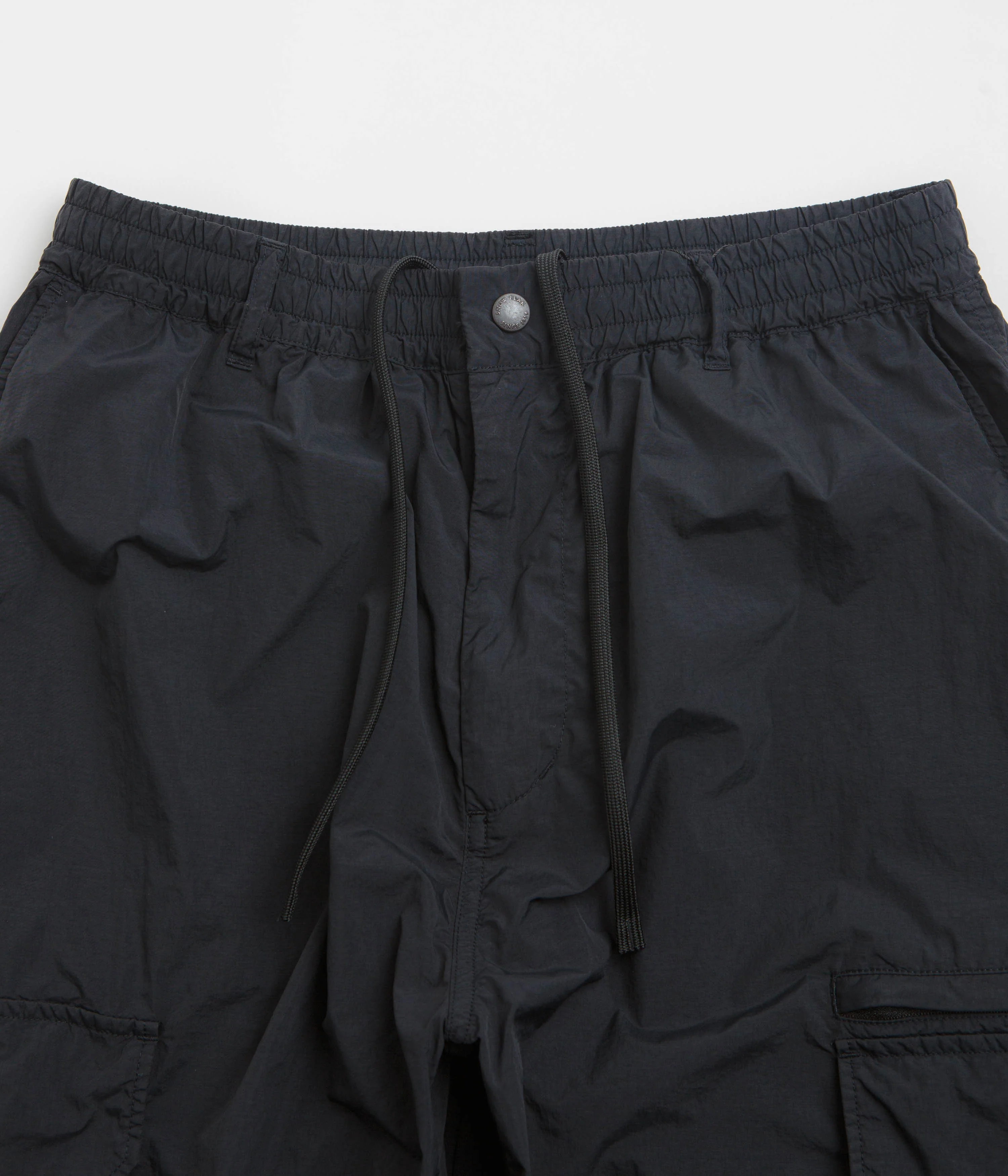 Snow Peak Garment Dyed Convertible Pants - Black - Image 7