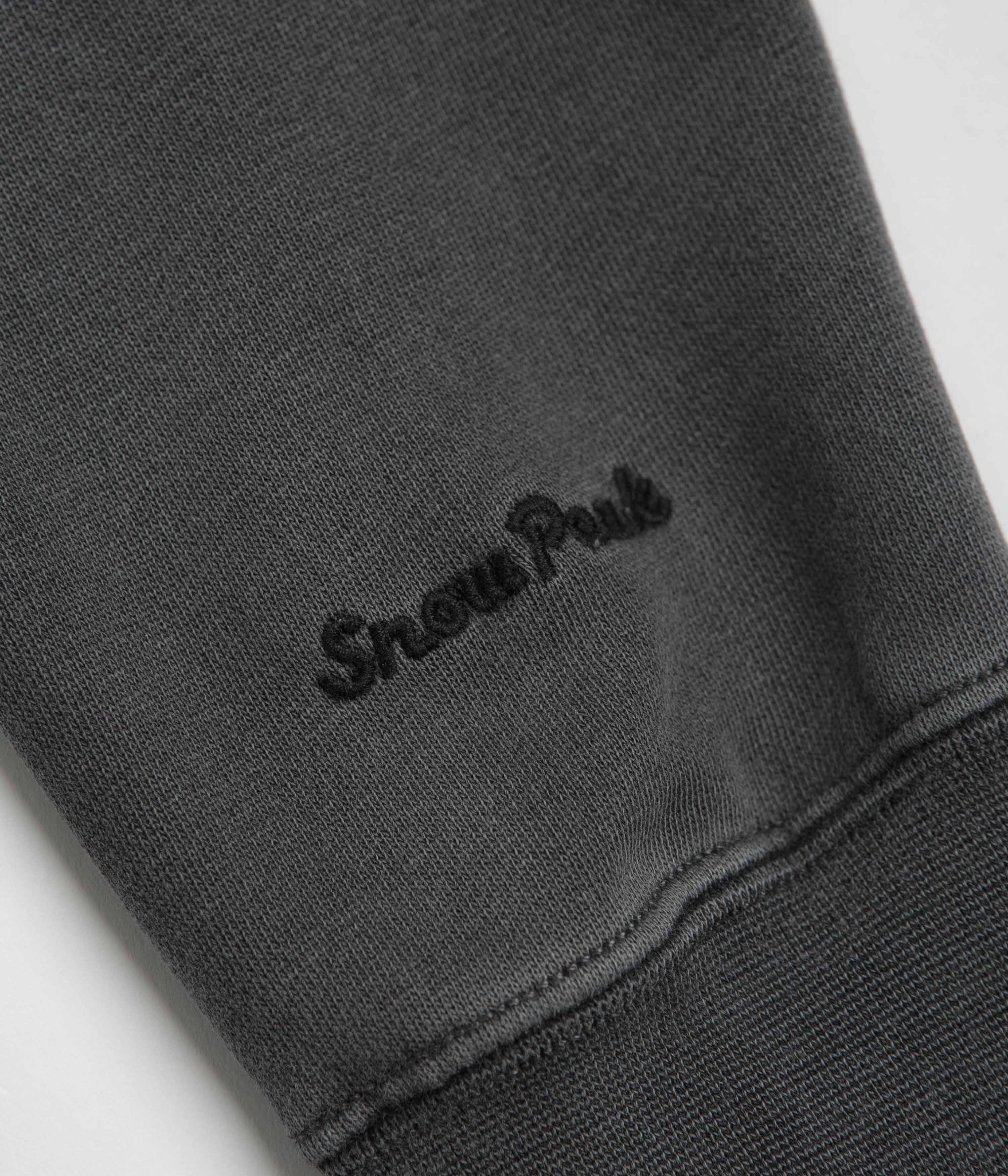Snow Peak Garment Dyed Sweatshirt - Charcoal - Image 4