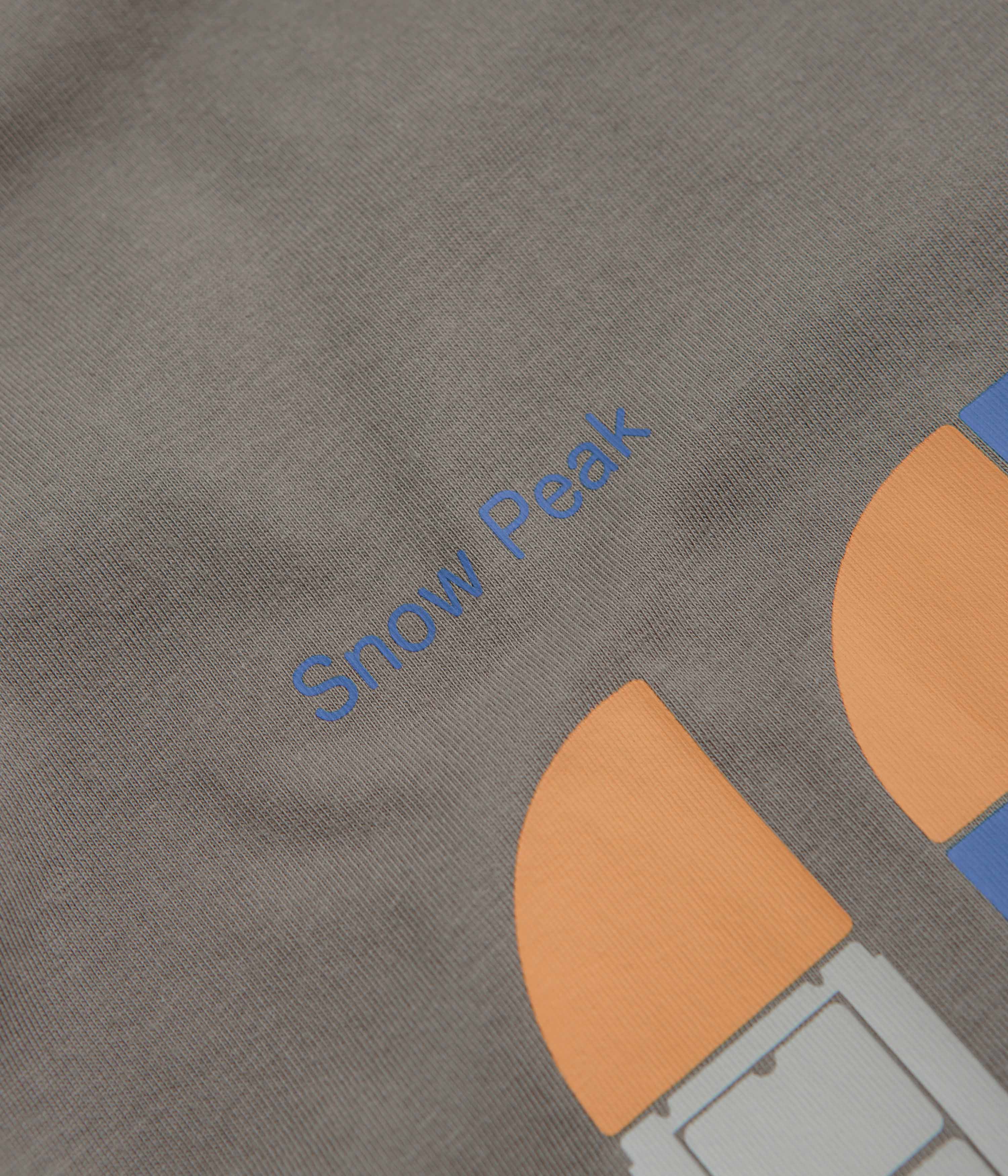 Snow Peak IGT Logo T-Shirt - Greige - Image 5