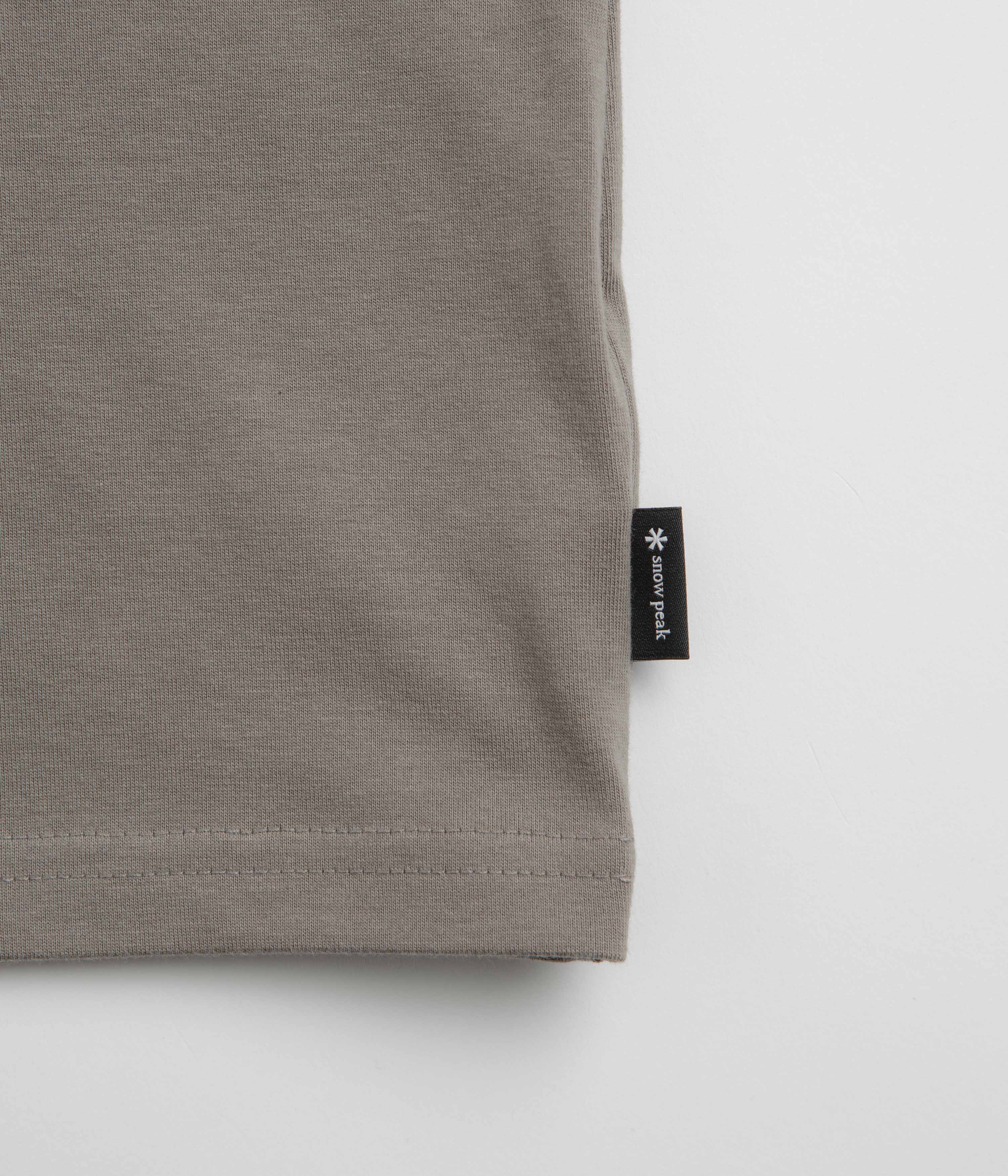 Snow Peak IGT Logo T-Shirt - Greige - Image 6