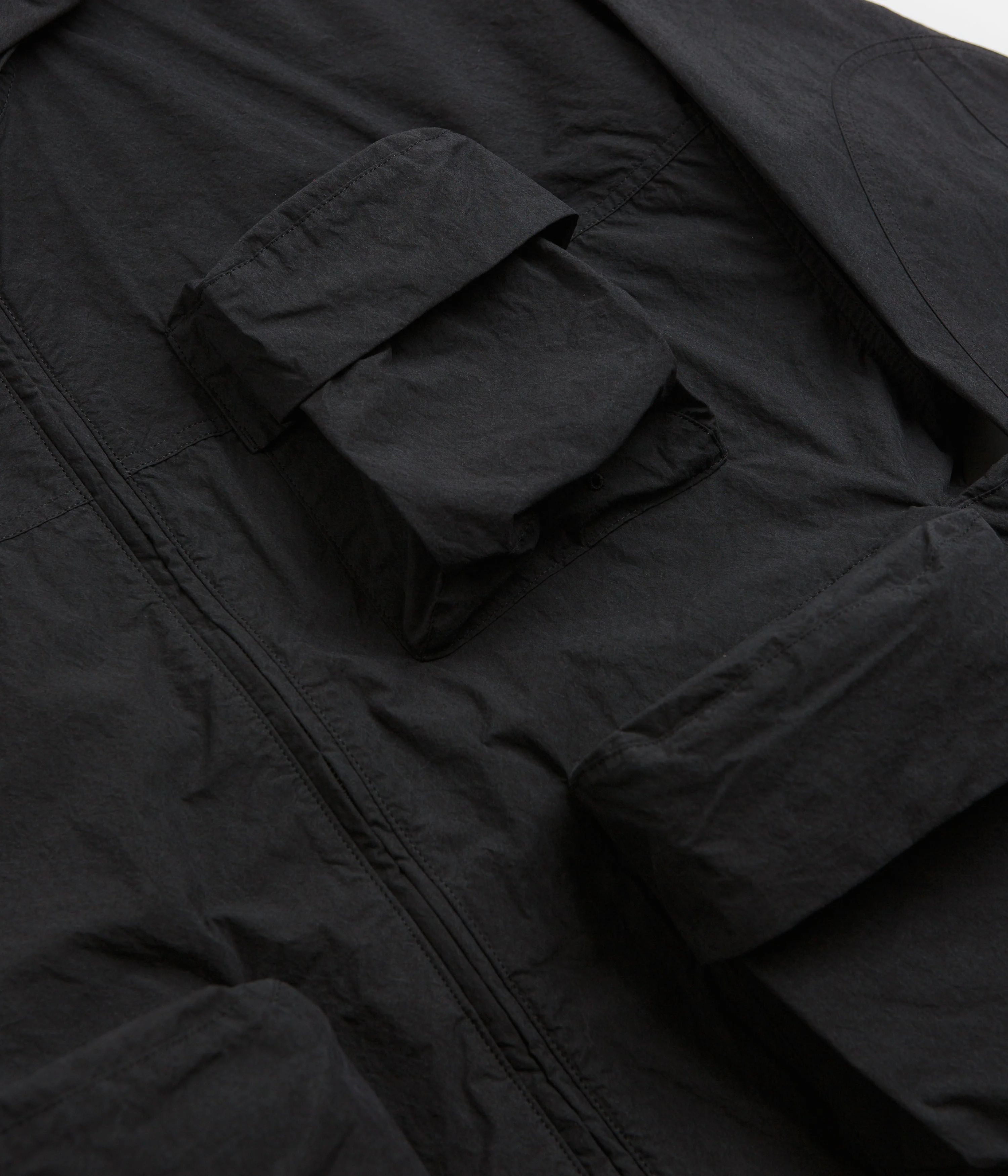 Snow Peak Indigo C/N Parka - Black - Image 5