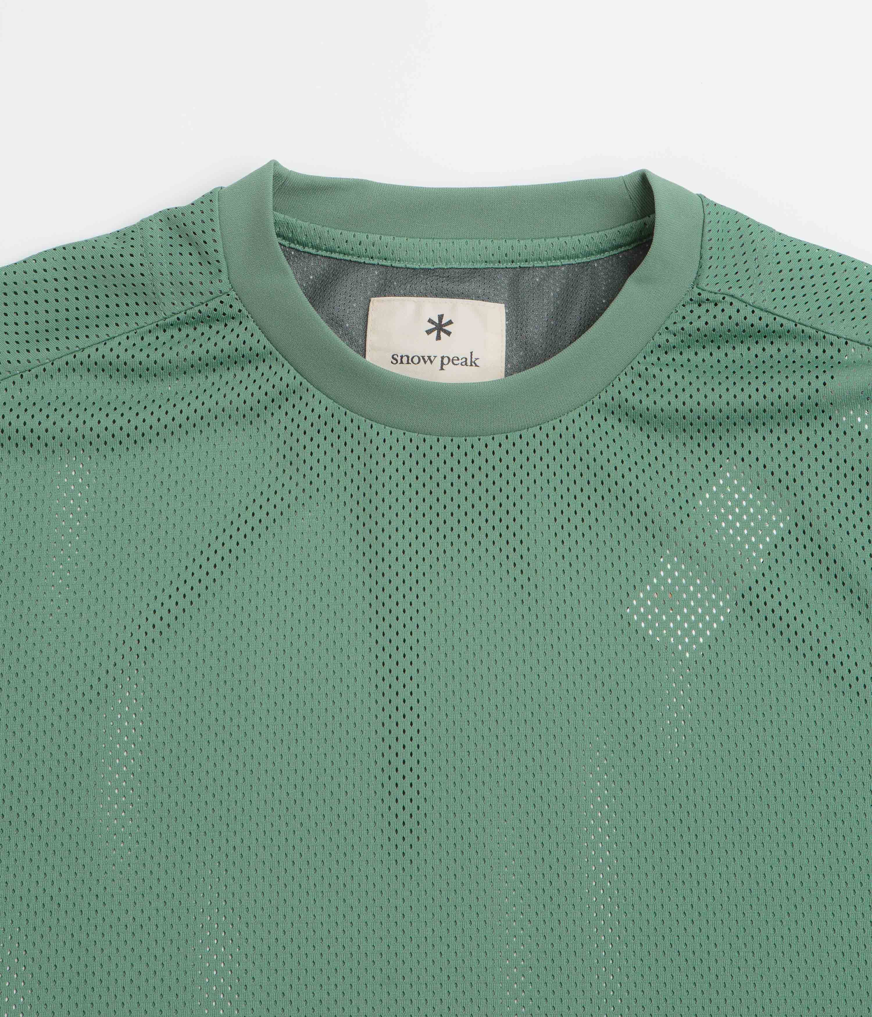 Snow Peak Insect Shield Mesh T-Shirt - Foliage - Image 2