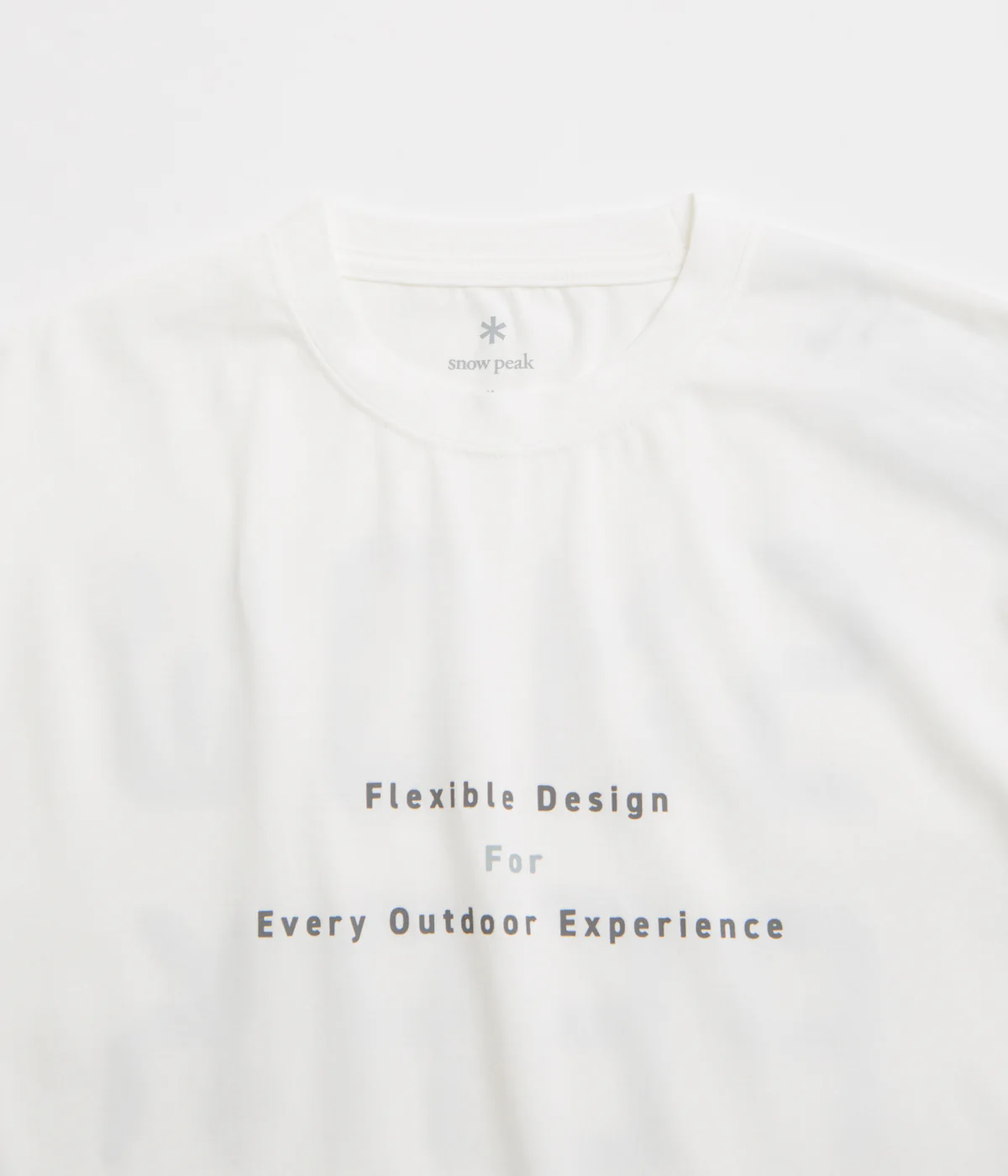 Snow Peak Jikaro Firering Table T-Shirt - Off White - Image 4