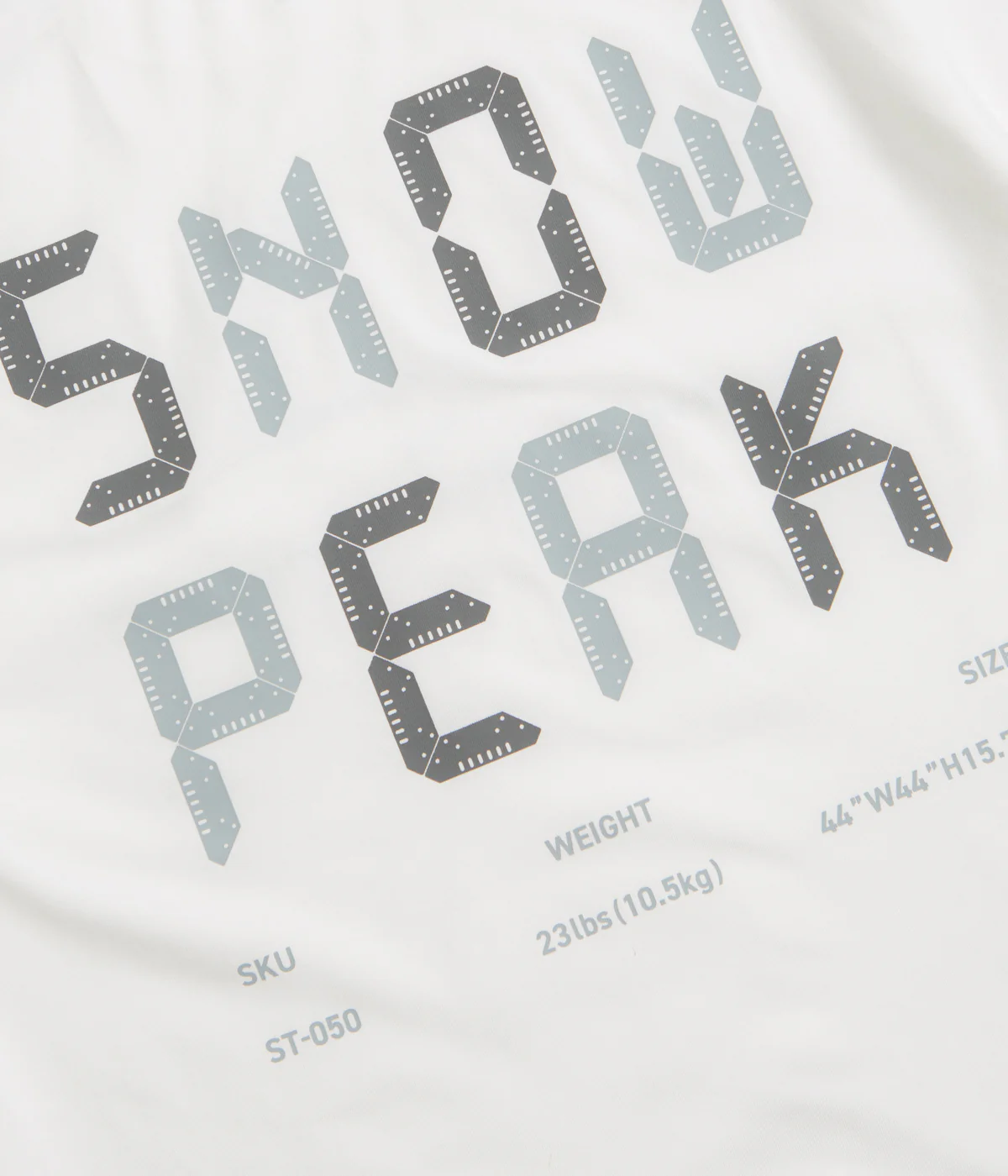 Snow Peak Jikaro Firering Table T-Shirt - Off White - Image 5