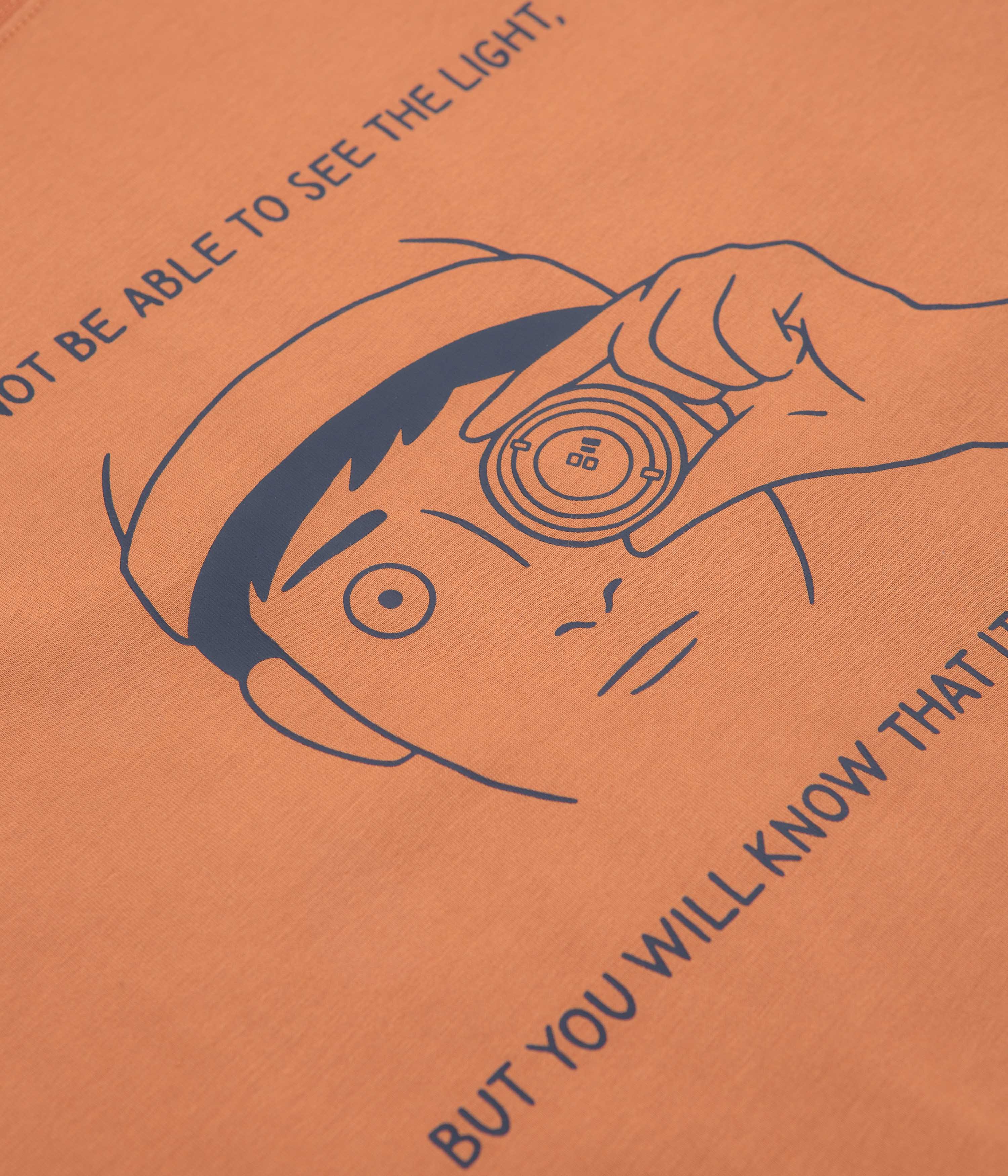 Snow Peak Lantern Eye T-Shirt - Orange - Image 3
