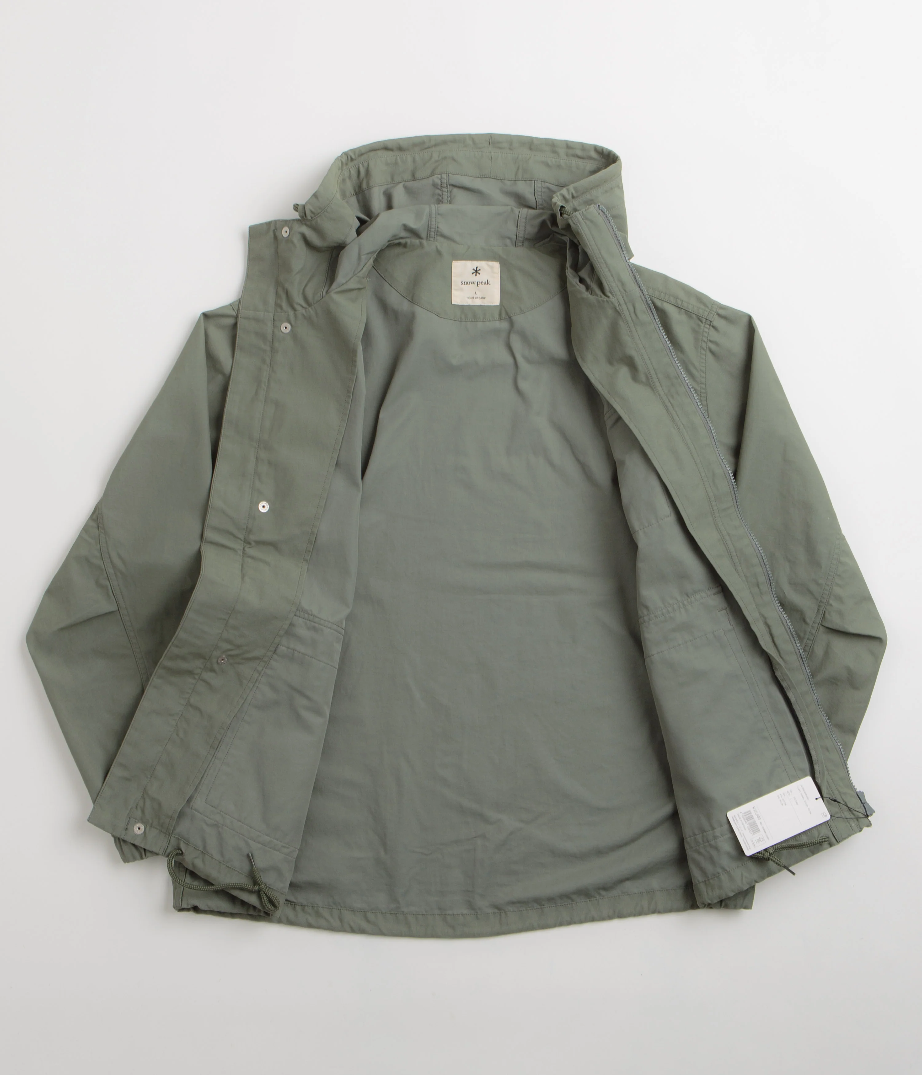 Snow Peak Light Dobby Cloth Parka - Foliage - Image 2