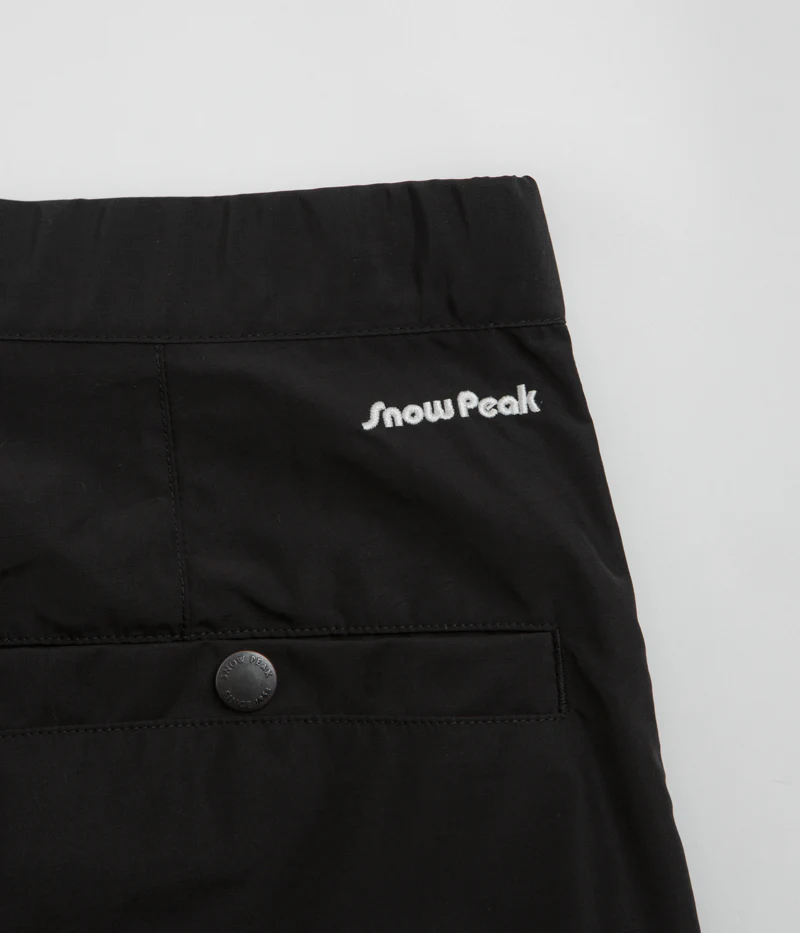 Snow Peak Light Mountain Cloth Pants - Black - Image 8