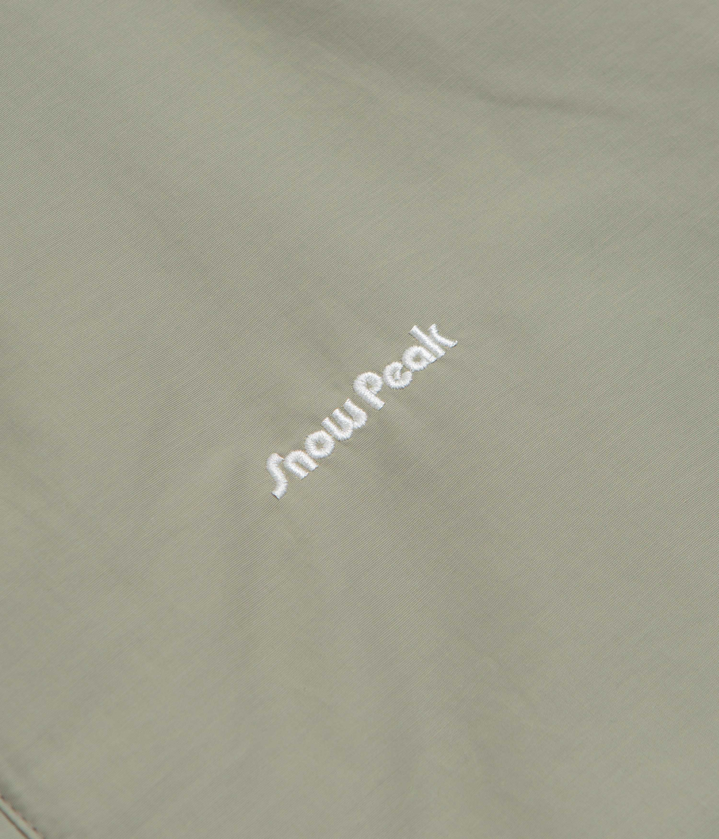 Snow Peak Light Mountain Cloth Zip Up Parka - Beige - Image 5