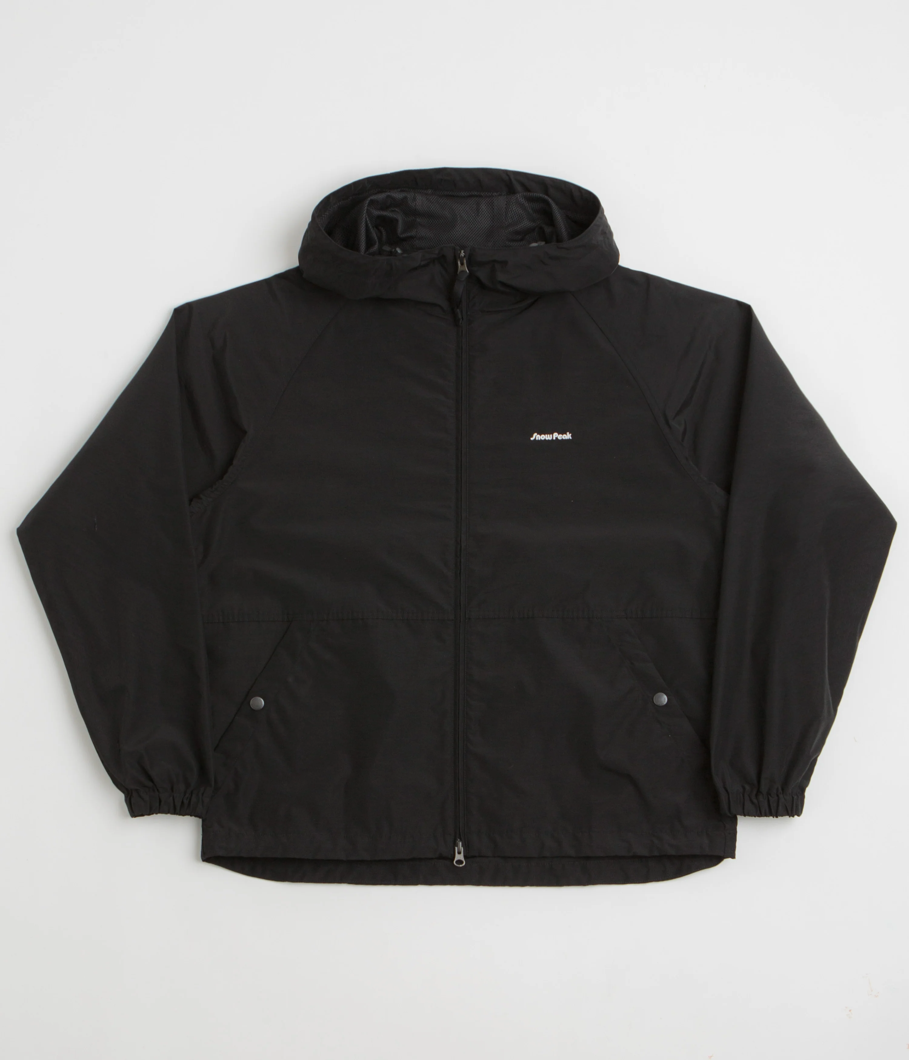 Snow Peak Light Mountain Cloth Zip Up Parka - Black