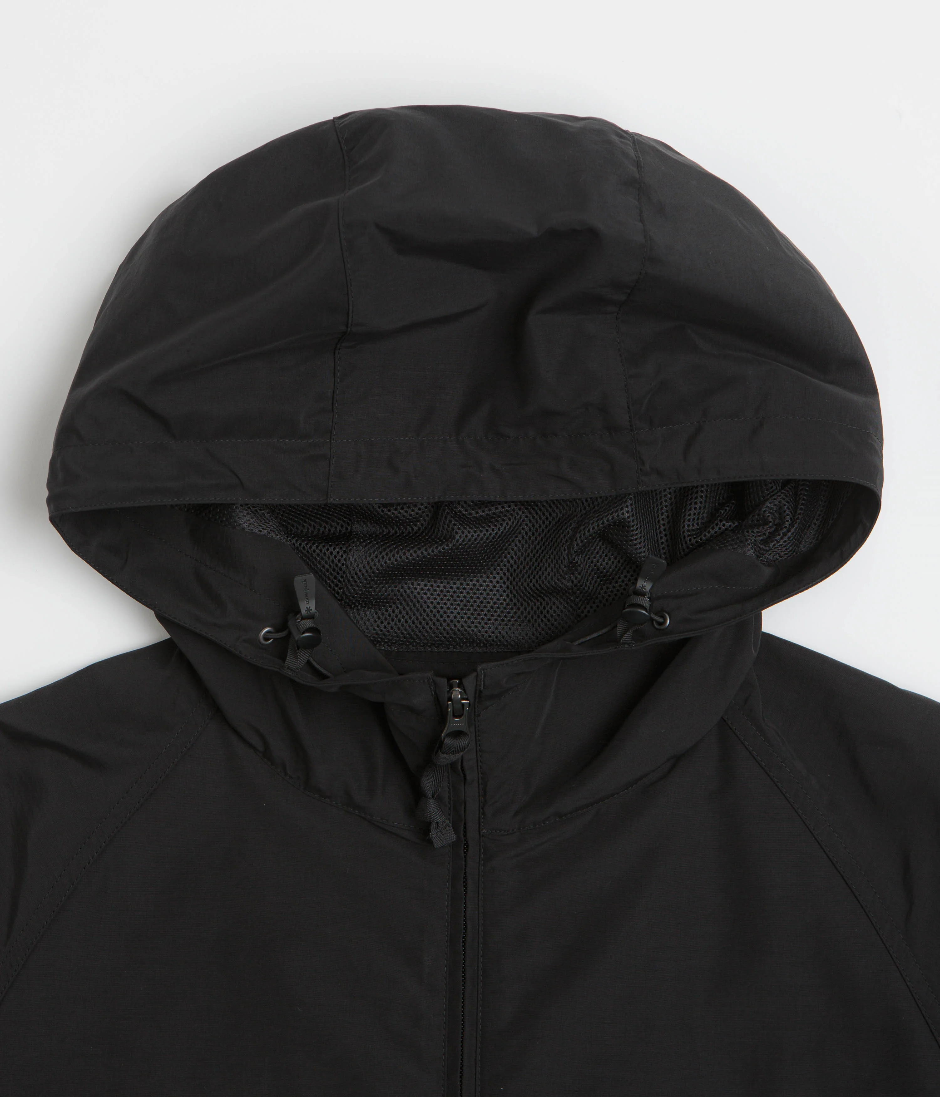 Snow Peak Light Mountain Cloth Zip Up Parka - Black - Image 4