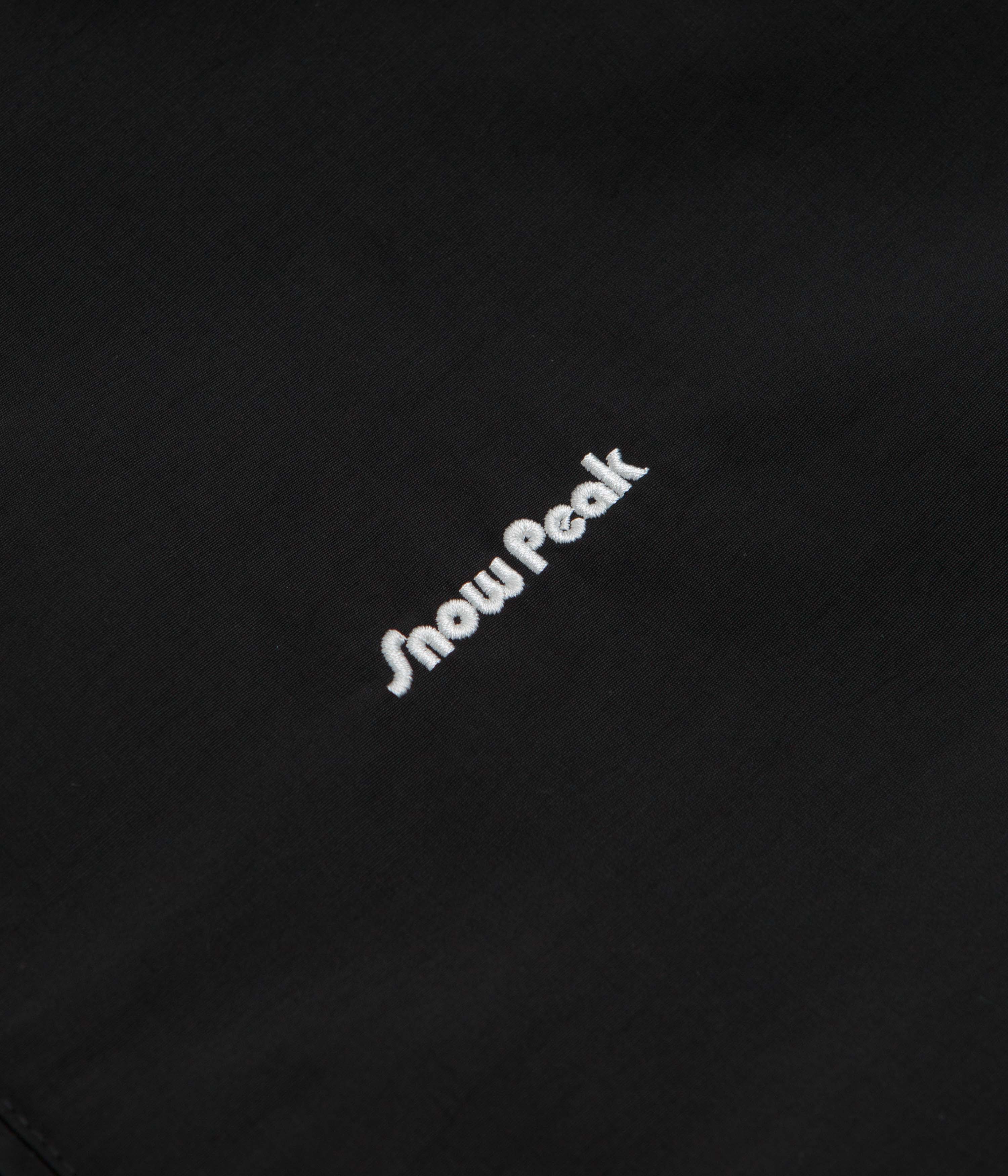 Snow Peak Light Mountain Cloth Zip Up Parka - Black - Image 5