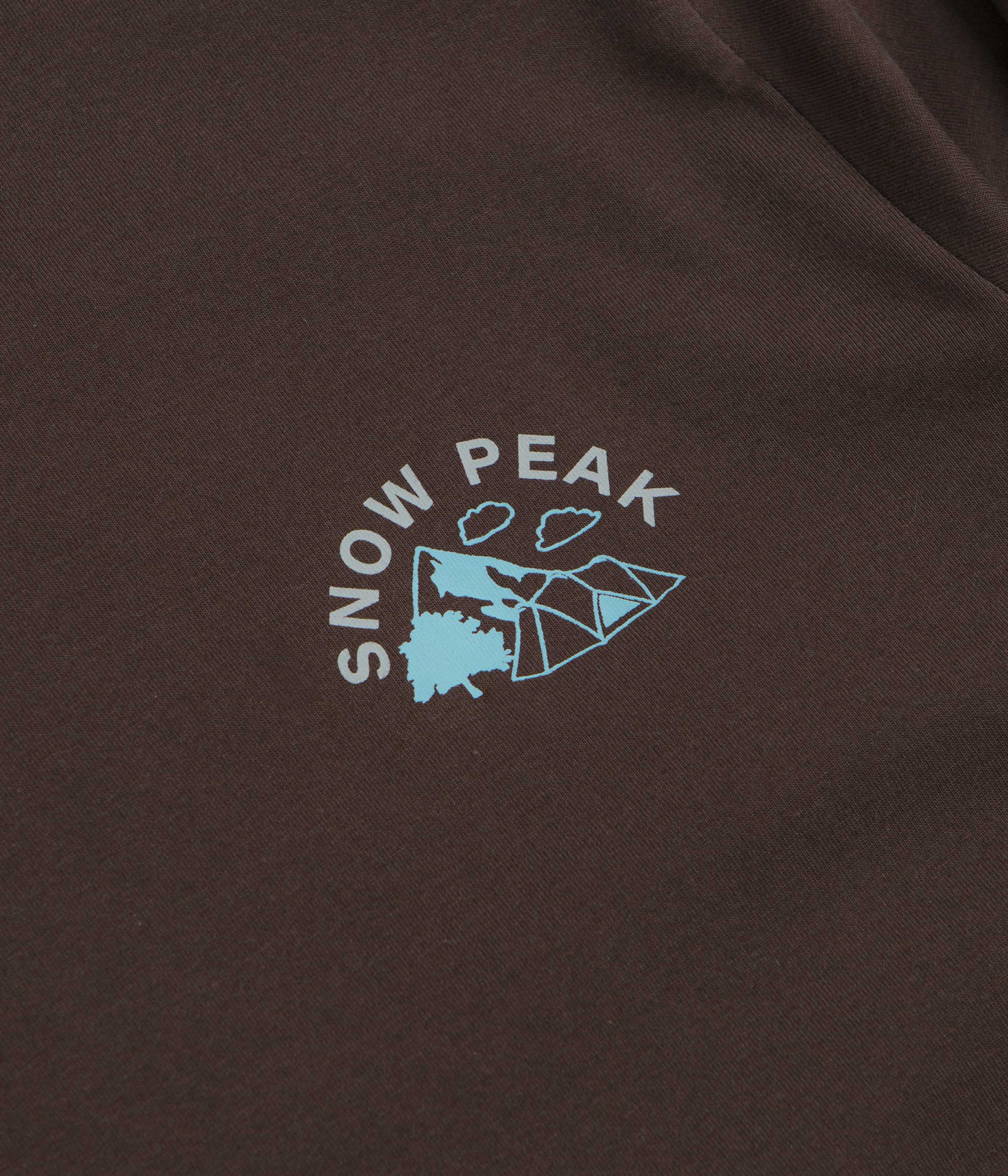 Snow Peak Living With Nature Long Sleeve T-Shirt - Dark Brown - Image 4