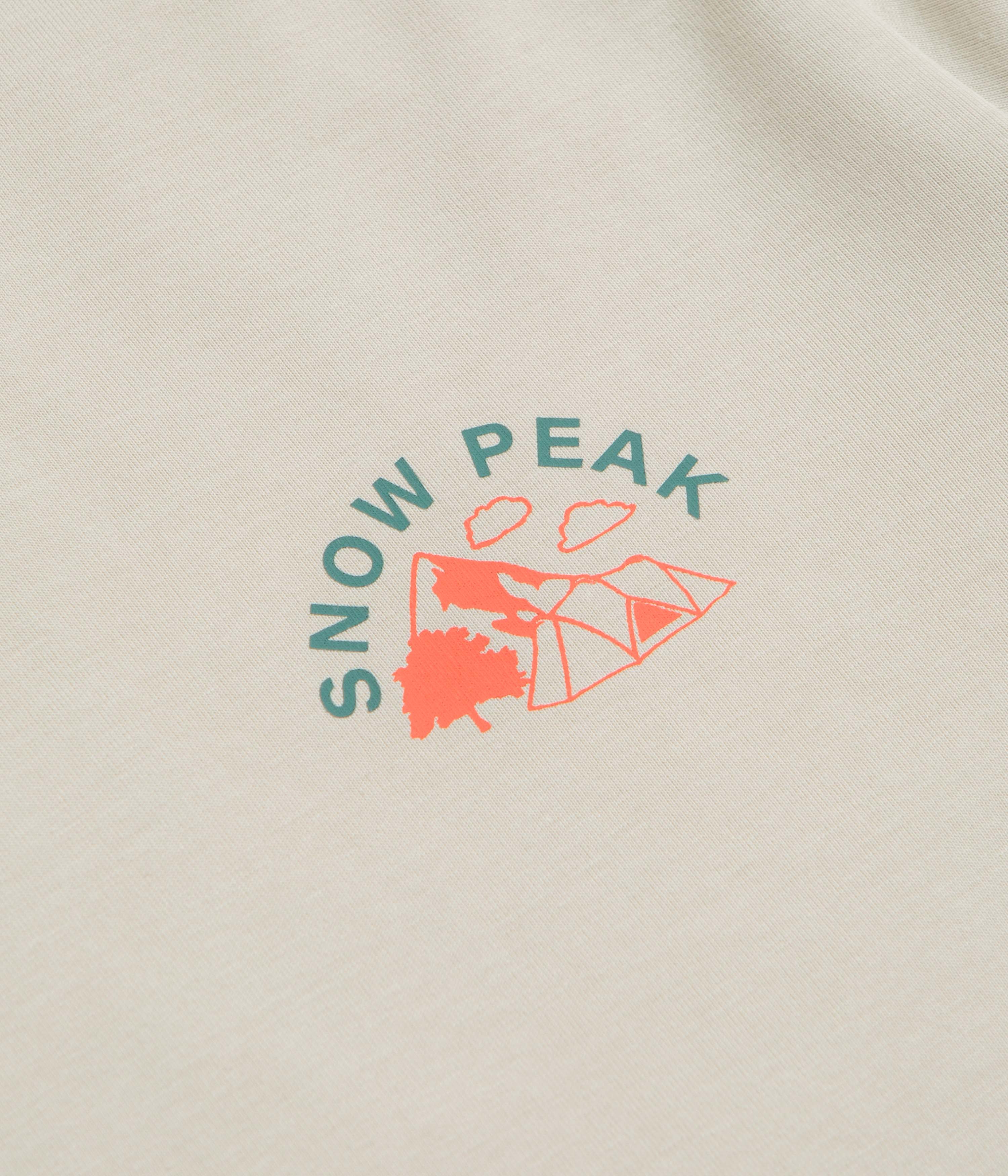 Snow Peak Living With Nature Long Sleeve T-Shirt - Ivory - Image 4