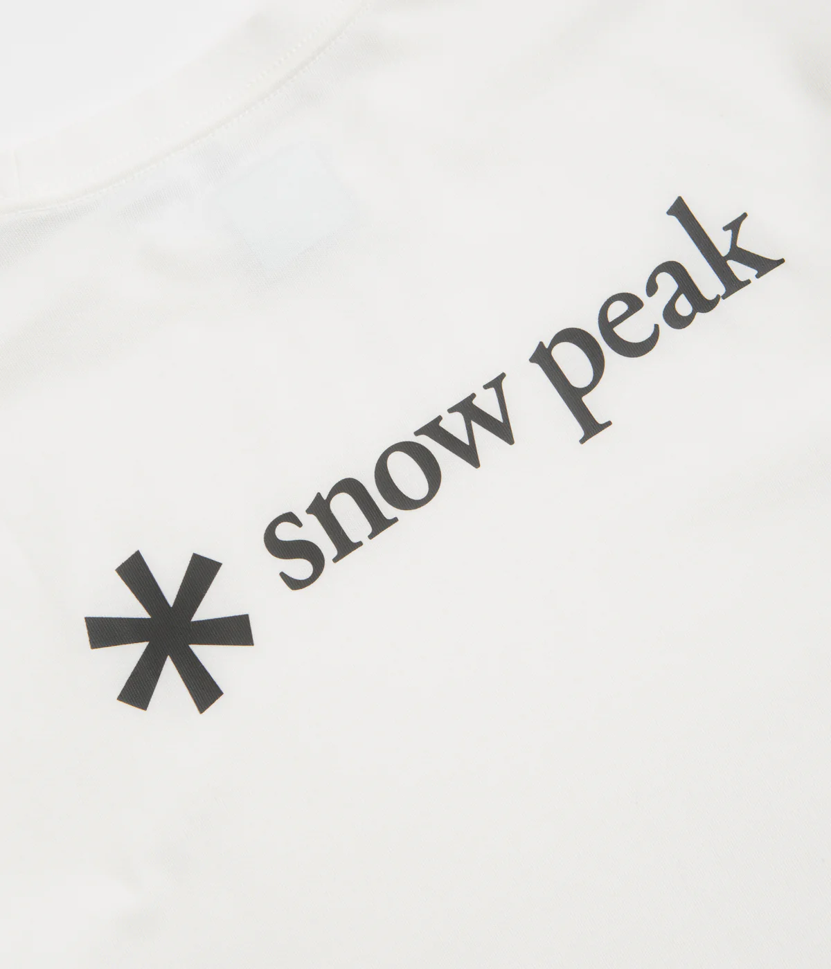 Snow Peak NSD Back Logo T-Shirt - Off White - Image 5