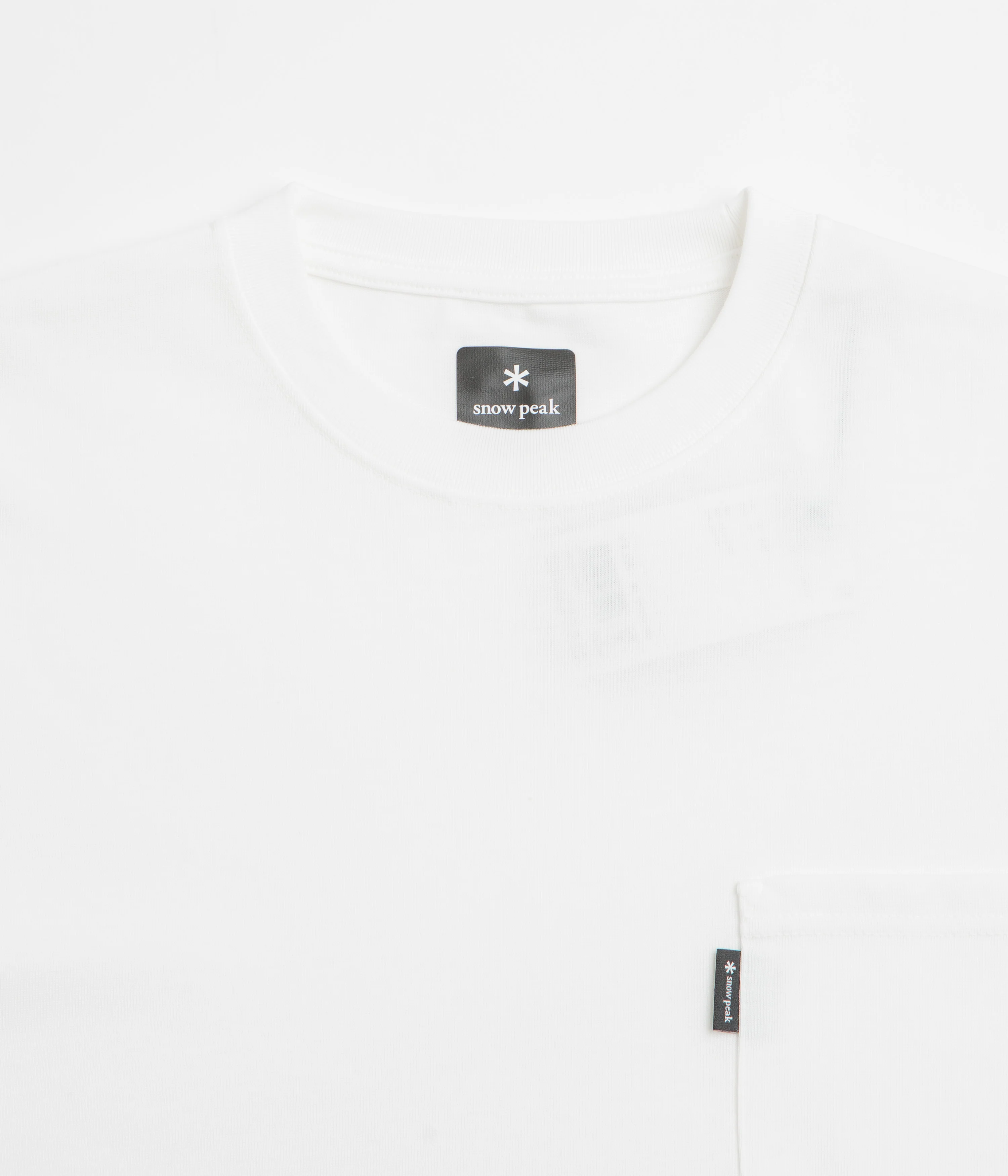 Snow Peak NSD Pocket T-Shirt - Off White - Image 2