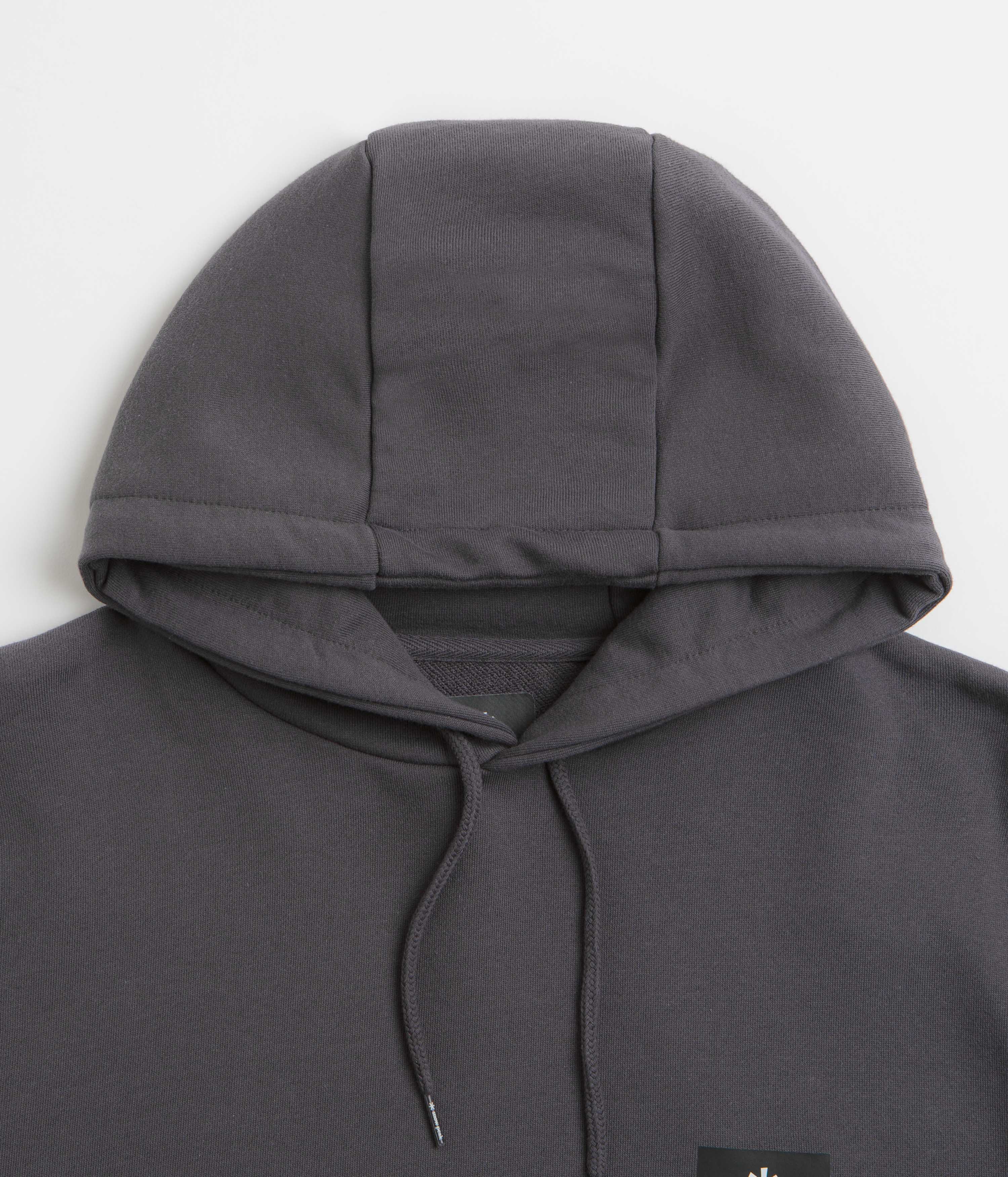 Snow Peak NSD Square Logo Hoodie - Charcoal - Image 2