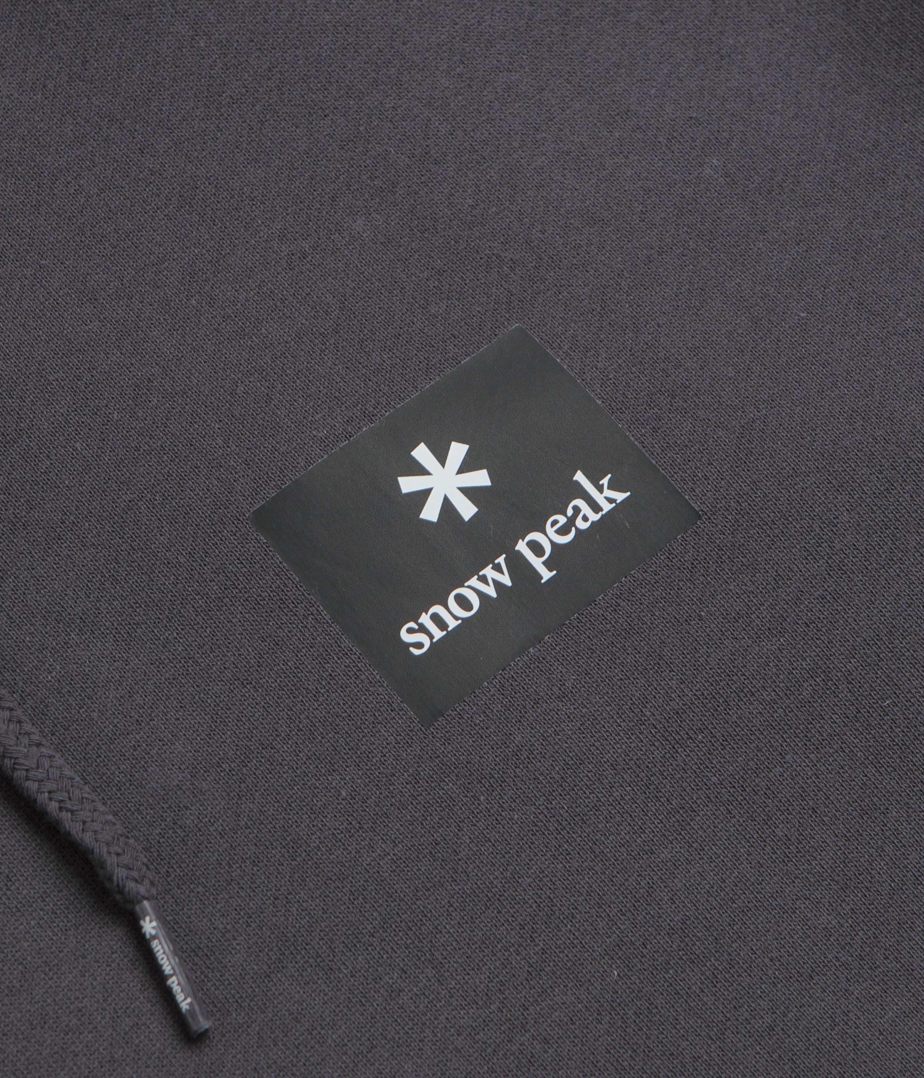 Snow Peak NSD Square Logo Hoodie - Charcoal - Image 3