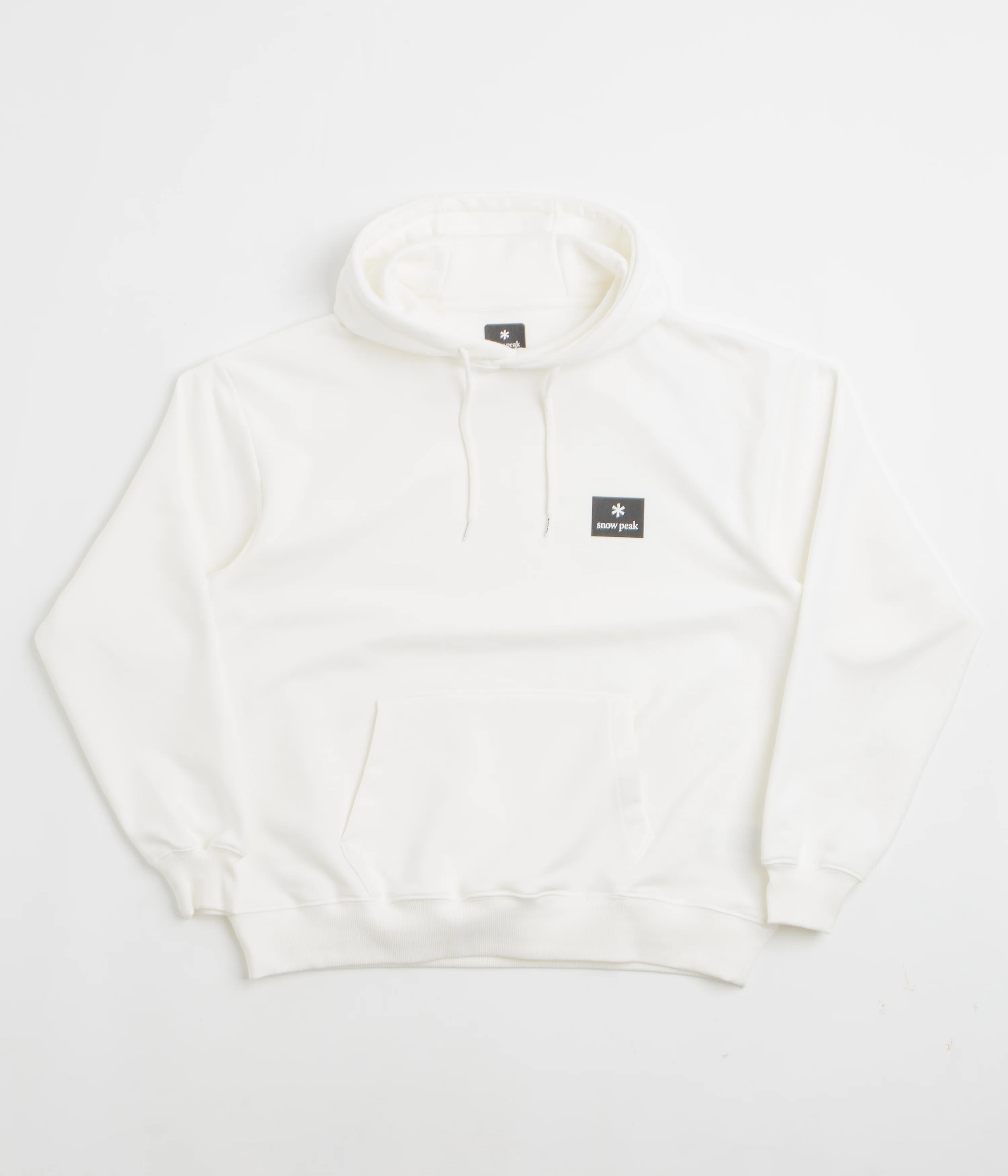 Snow Peak NSD Square Logo Hoodie - Off White