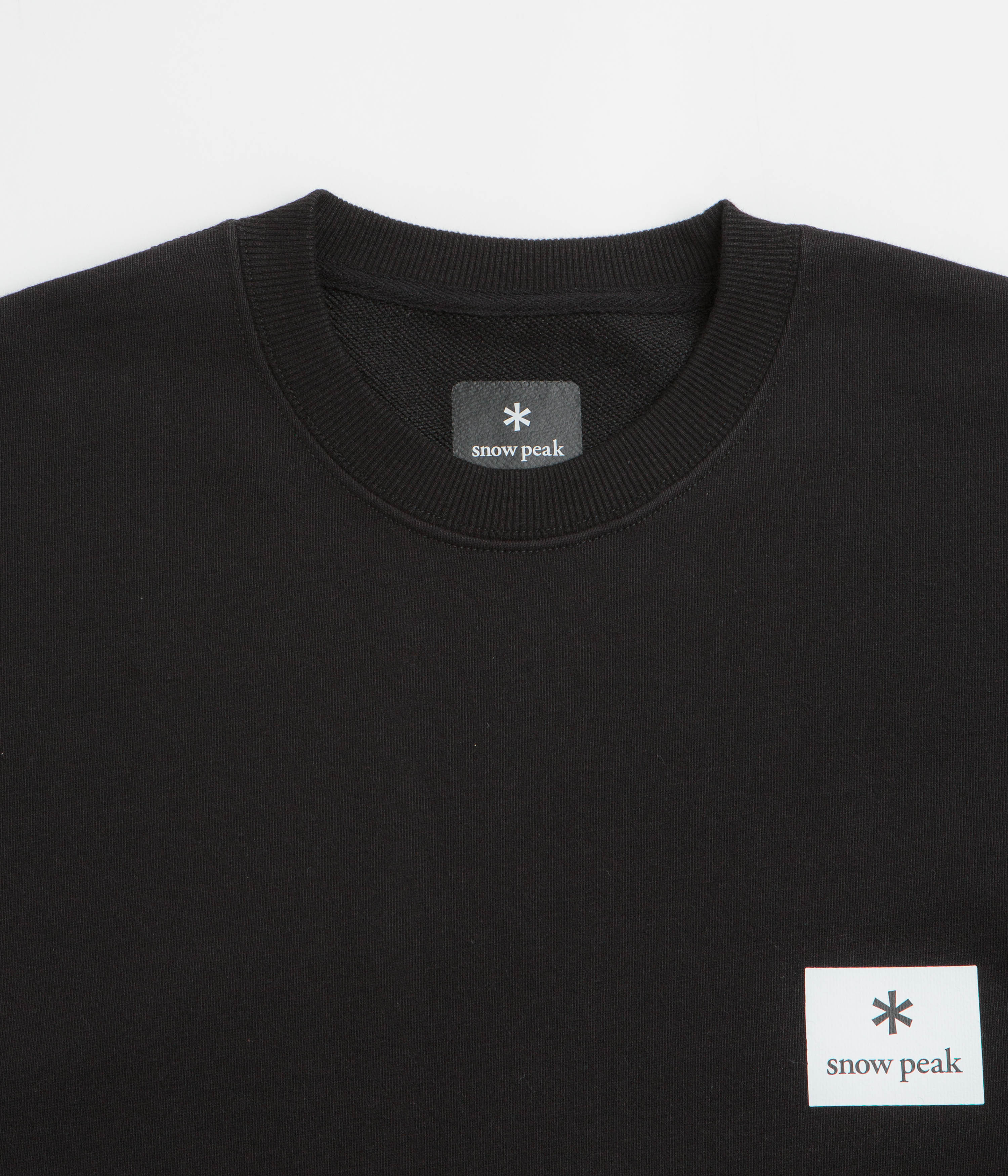 Snow Peak NSD Square Logo Sweatshirt - Black - Image 2