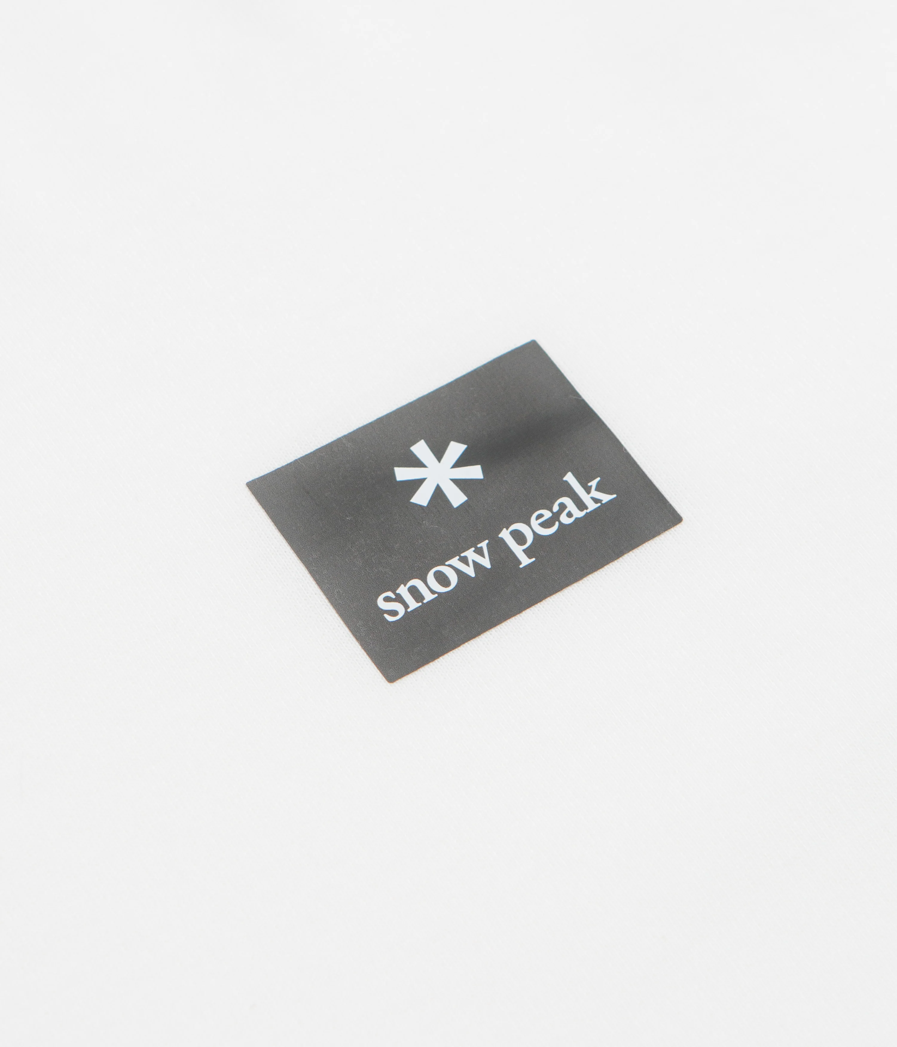 Snow Peak NSD Square Logo T-Shirt - Off White - Image 3