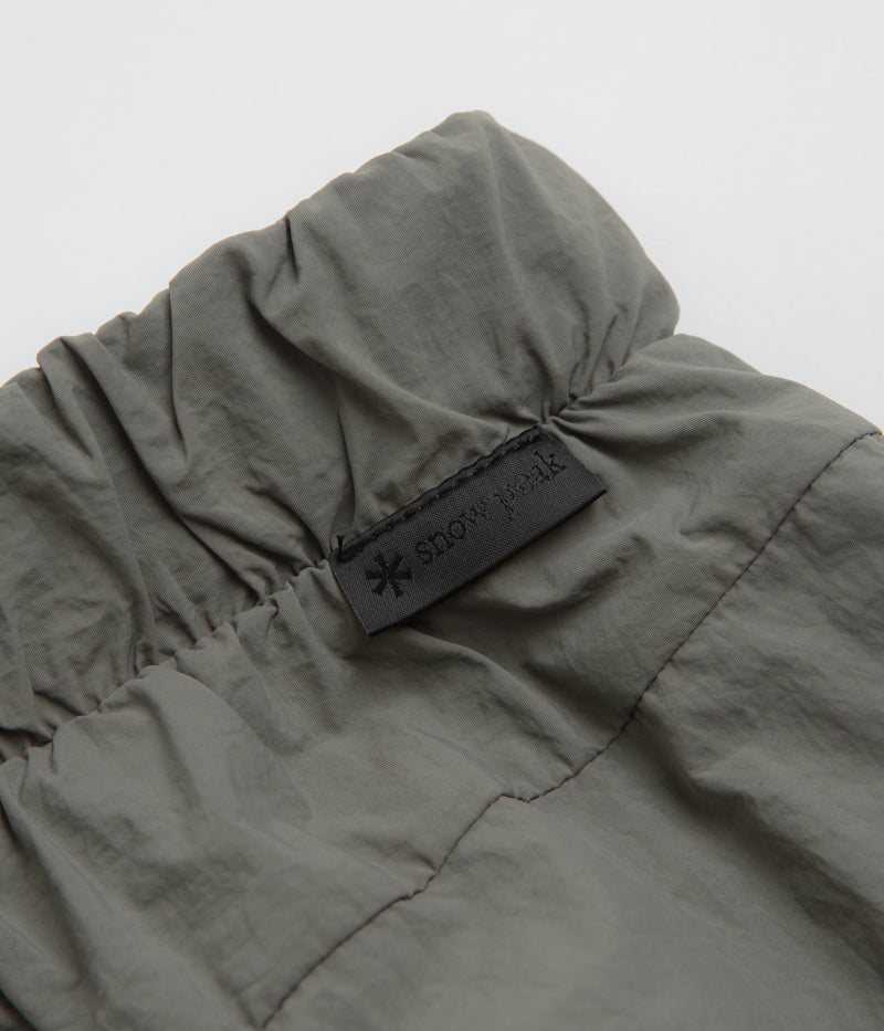 Snow Peak Nylon Tussah 2Way Shorts - Light Olive - Image 7