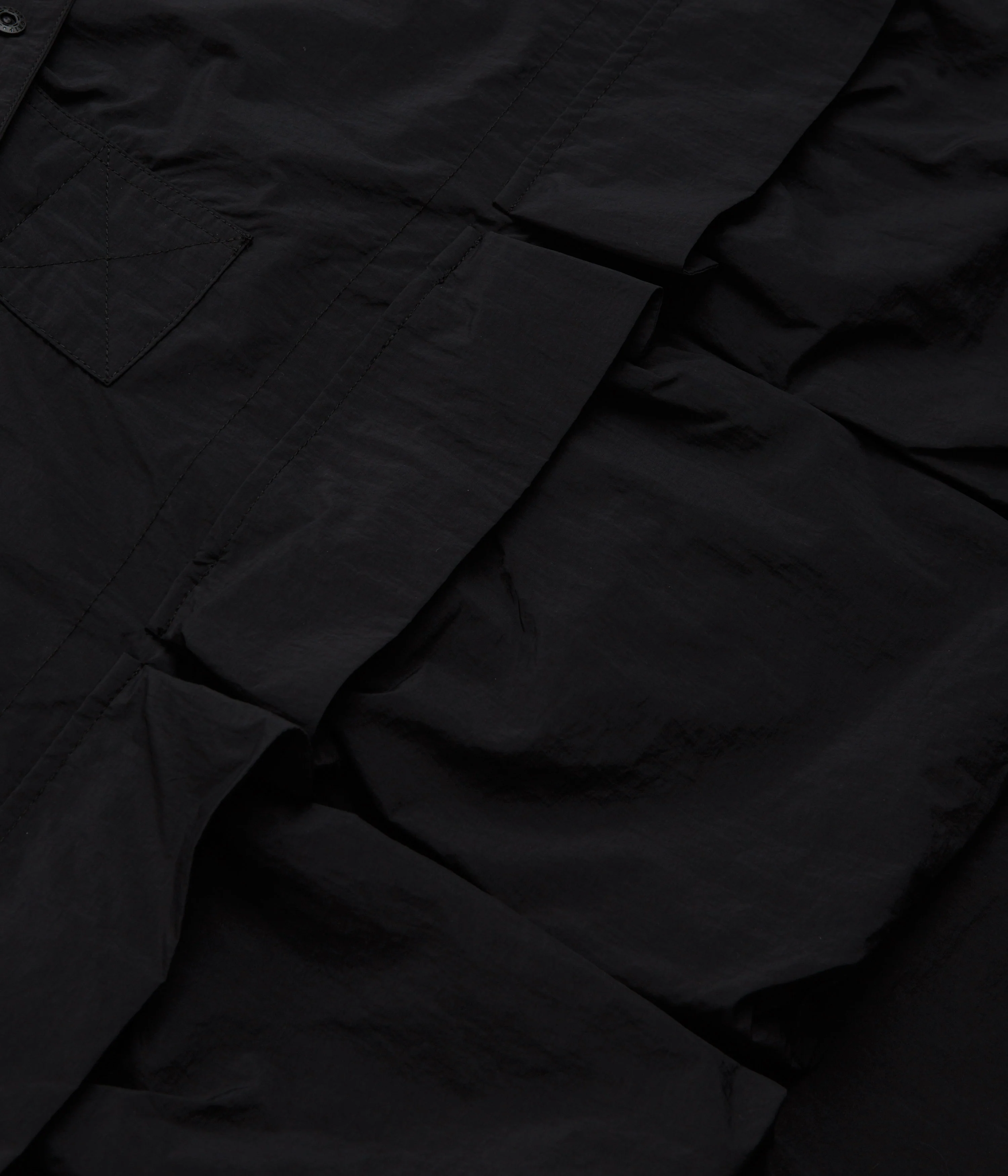 Snow Peak Nylon Tussah Anorak - Black - Image 4