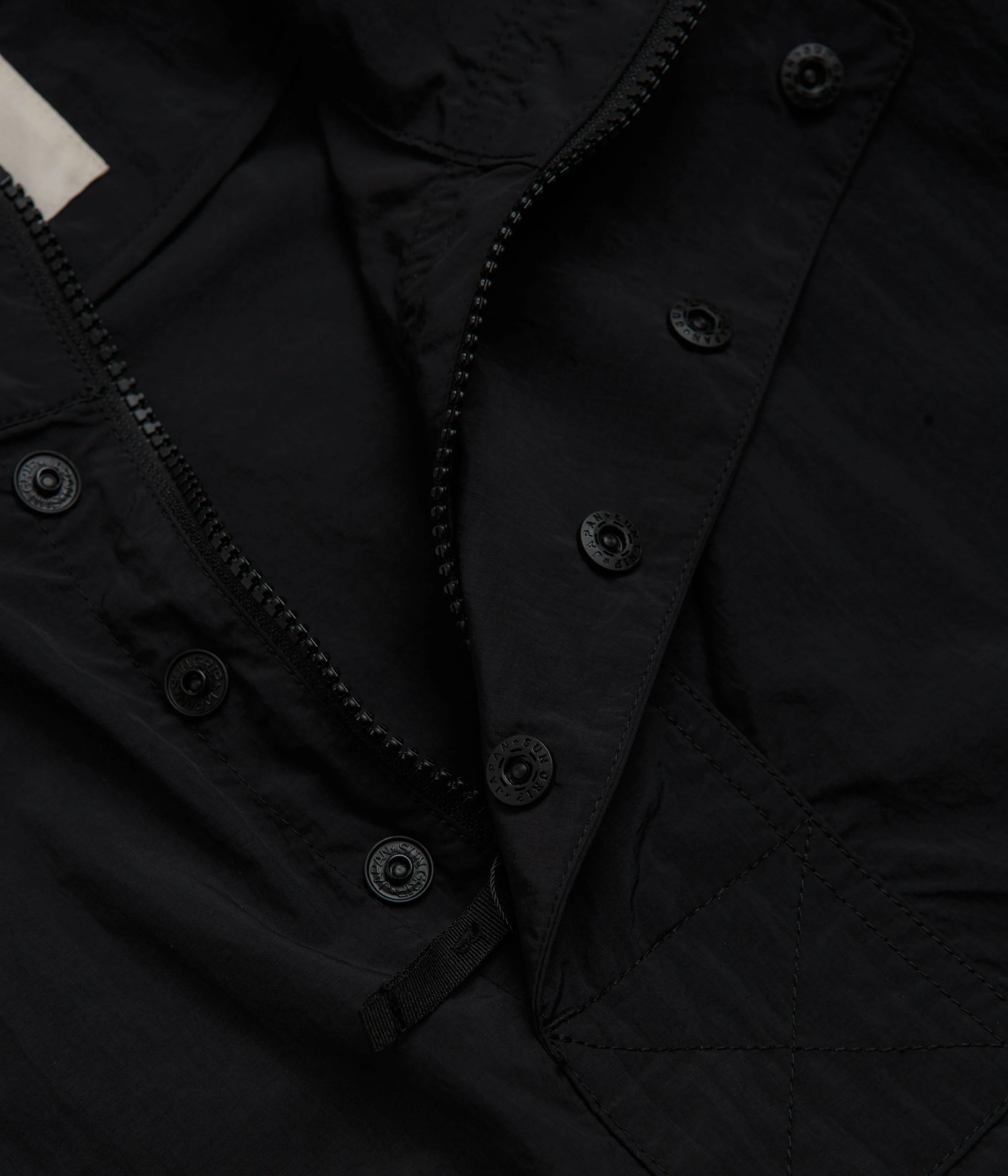 Snow Peak Nylon Tussah Anorak - Black - Image 5