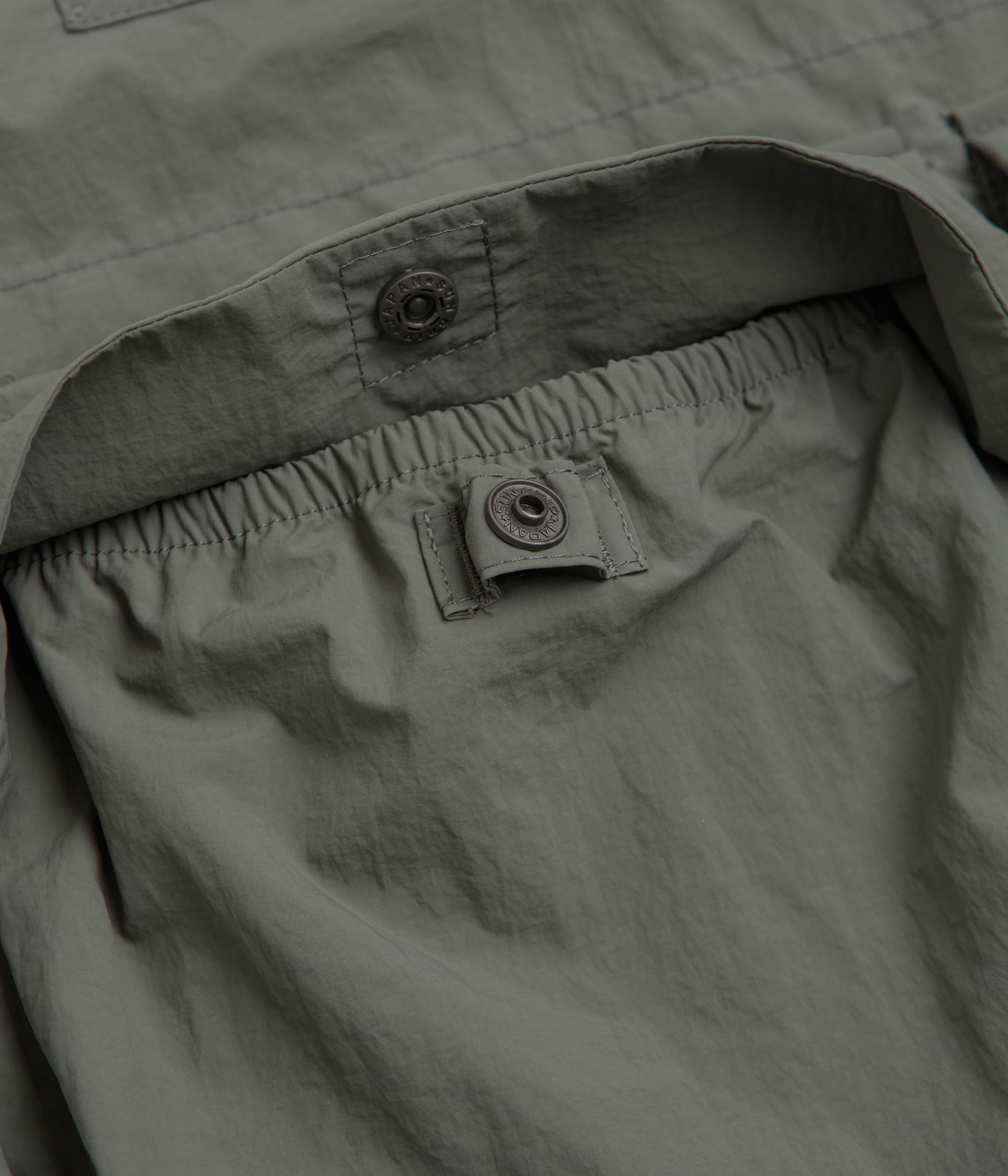 Snow Peak Nylon Tussah Anorak - Light Olive - Image 6