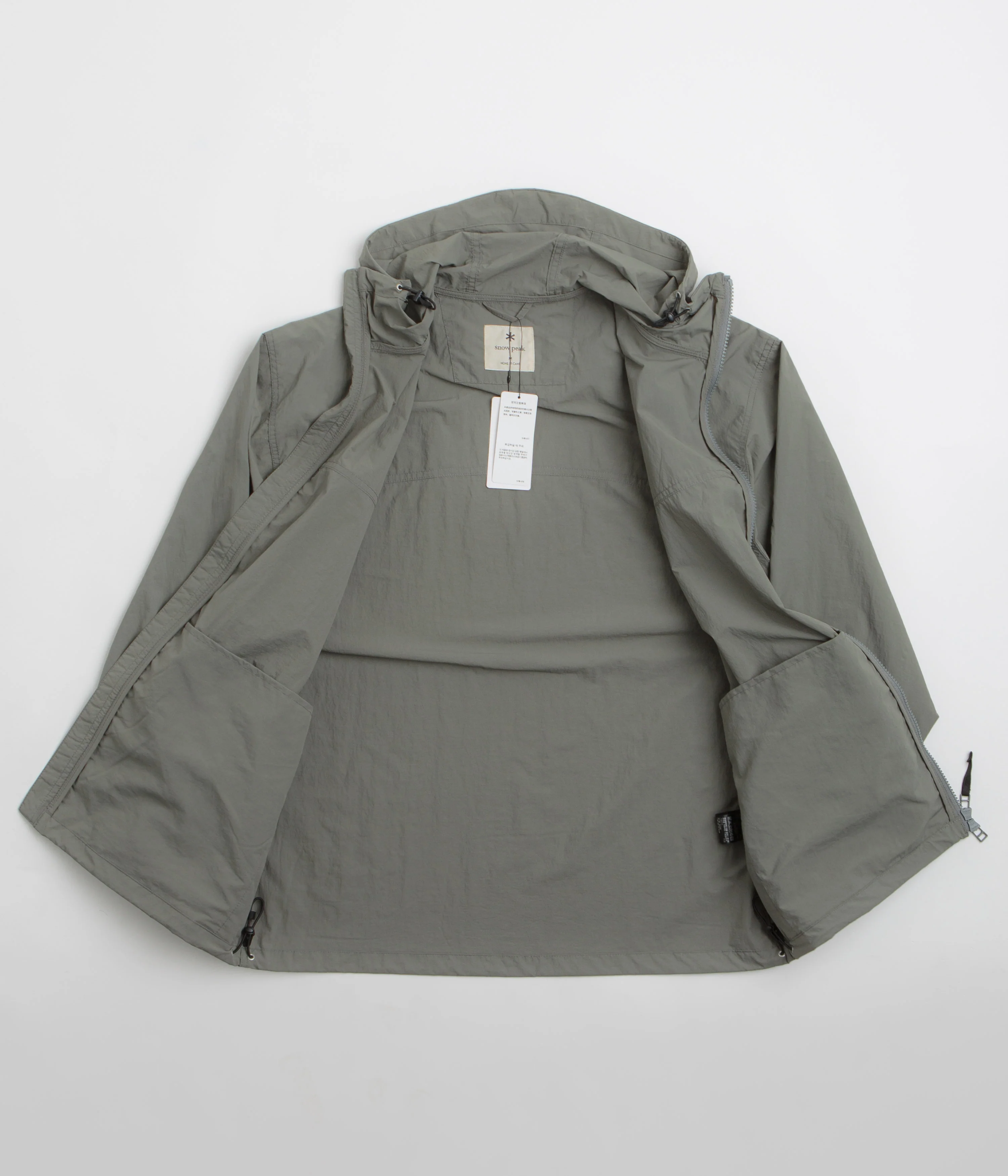 Snow Peak Nylon Tussah Jacket - Light Olive - Image 2