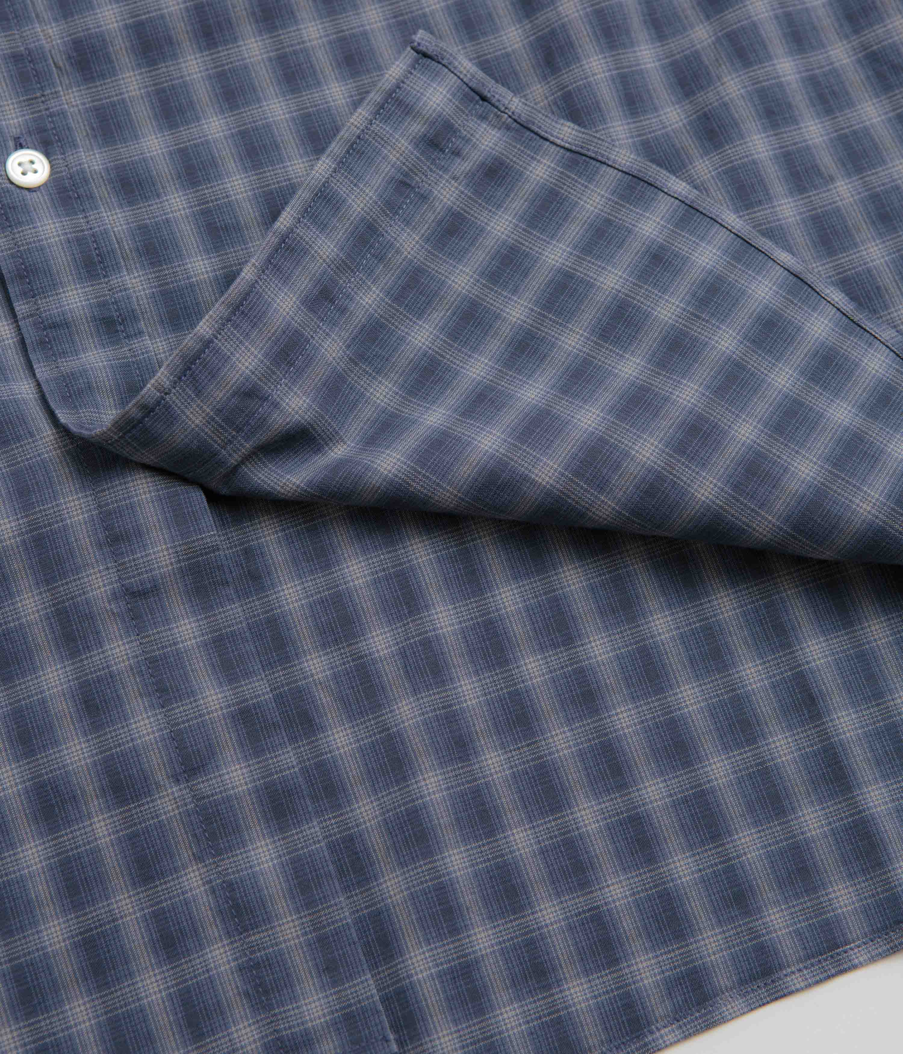 Snow Peak Ombre Check Shirt - Blue - Image 4
