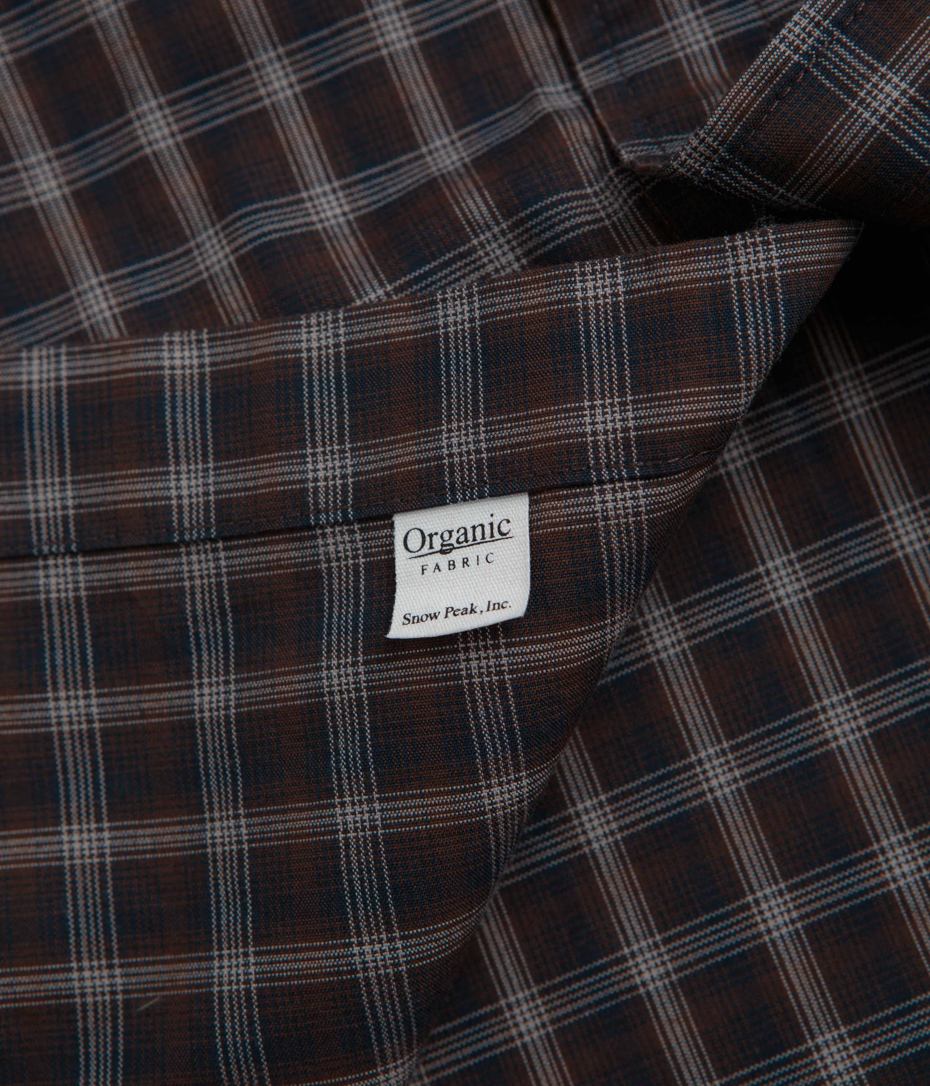 Snow Peak Ombre Check Shirt - Brown - Image 5
