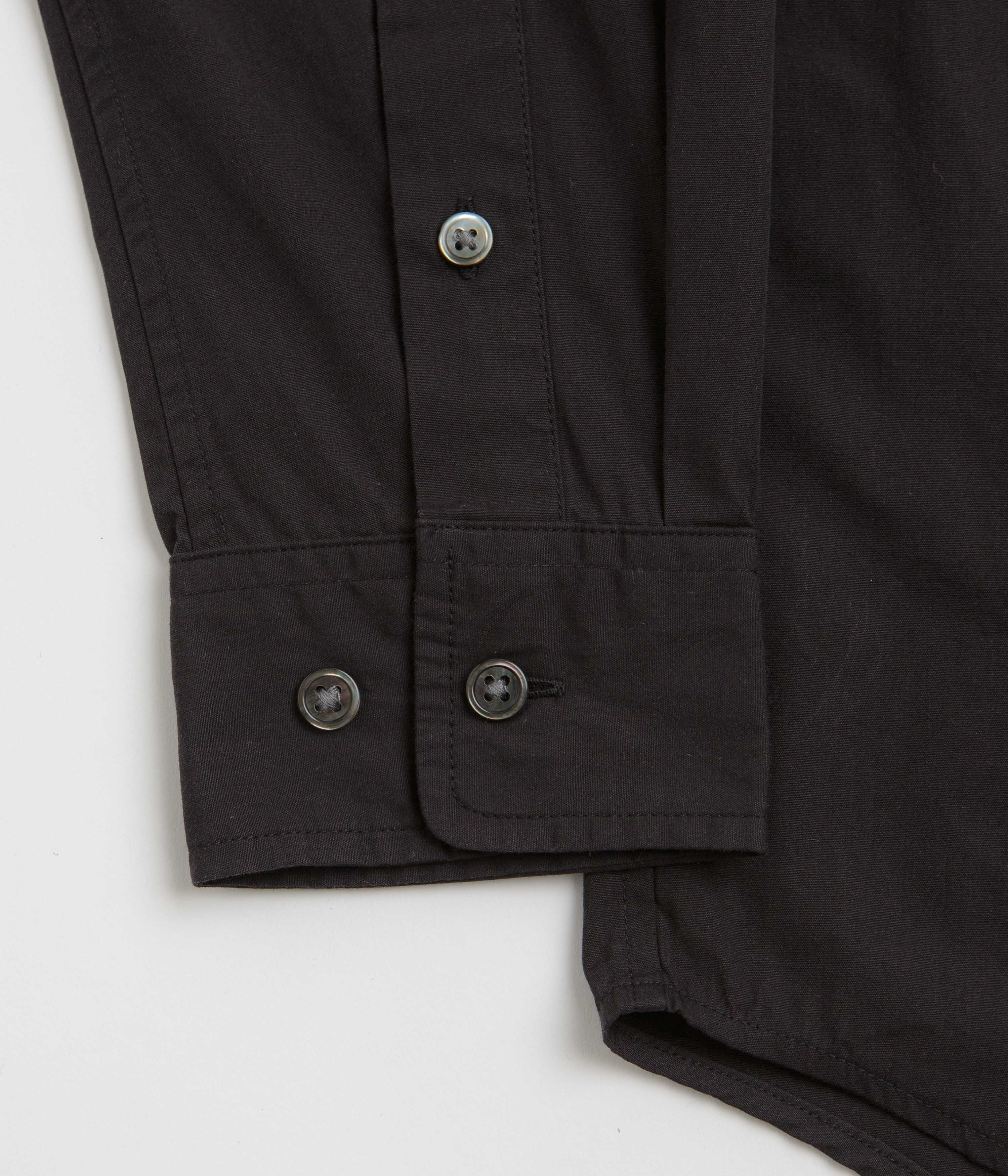 Snow Peak Organic Cotton Pullover Shirt - Black - Image 5