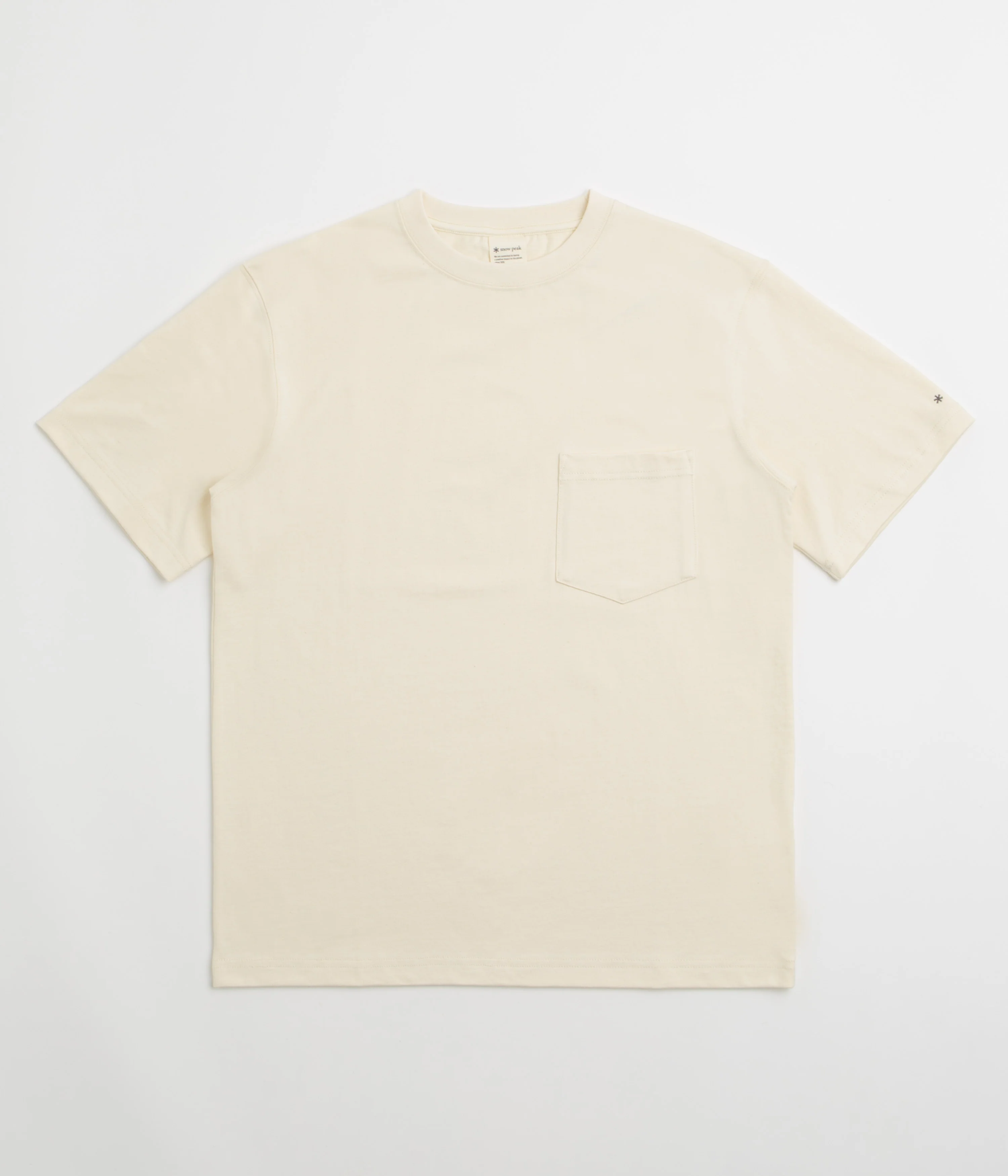 Snow Peak Recycled Cotton T-Shirt - Oatmeal
