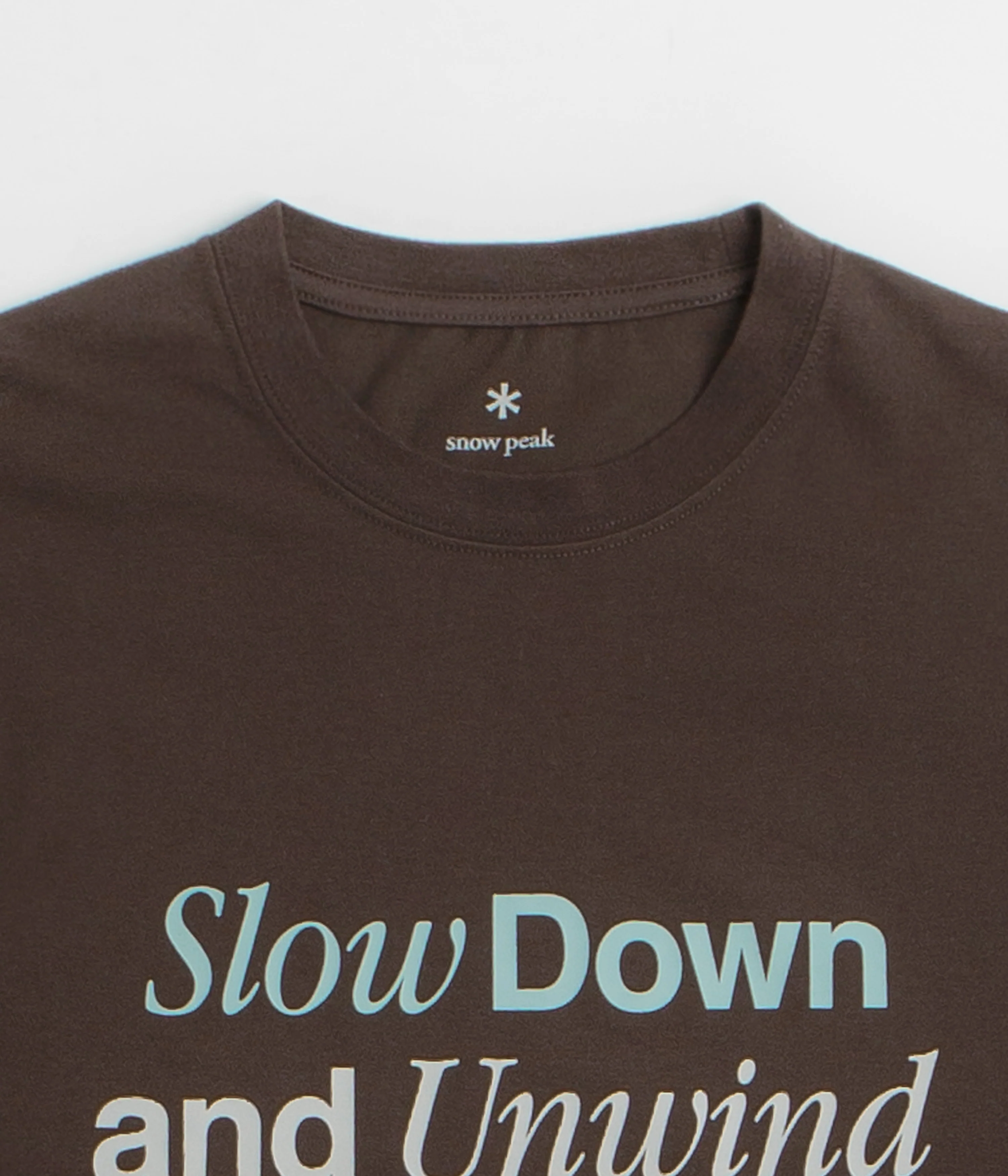 Snow Peak Relaxation T-Shirt - Dark Brown - Image 2