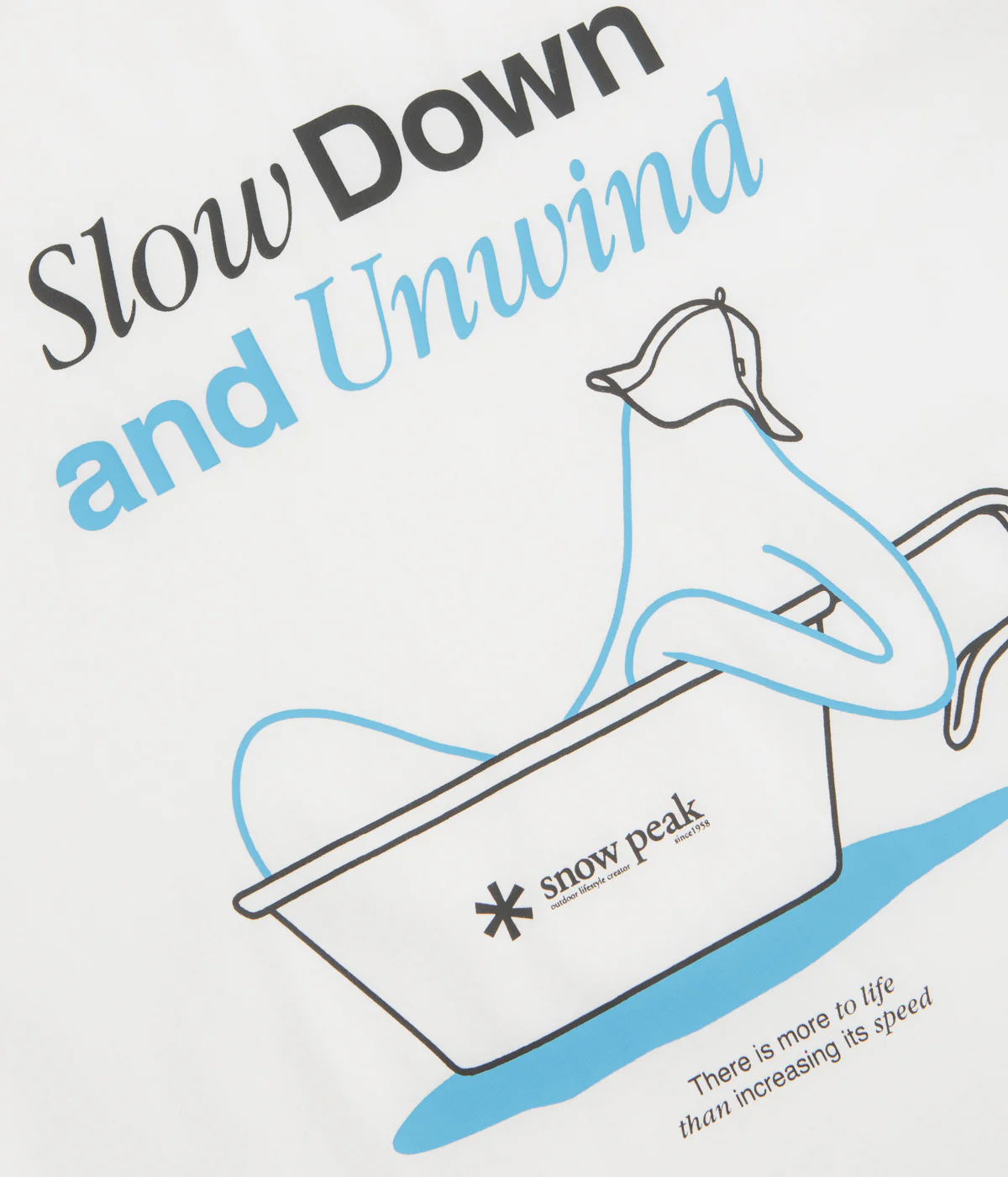 Snow Peak Relaxation T-Shirt - Off White - Image 3