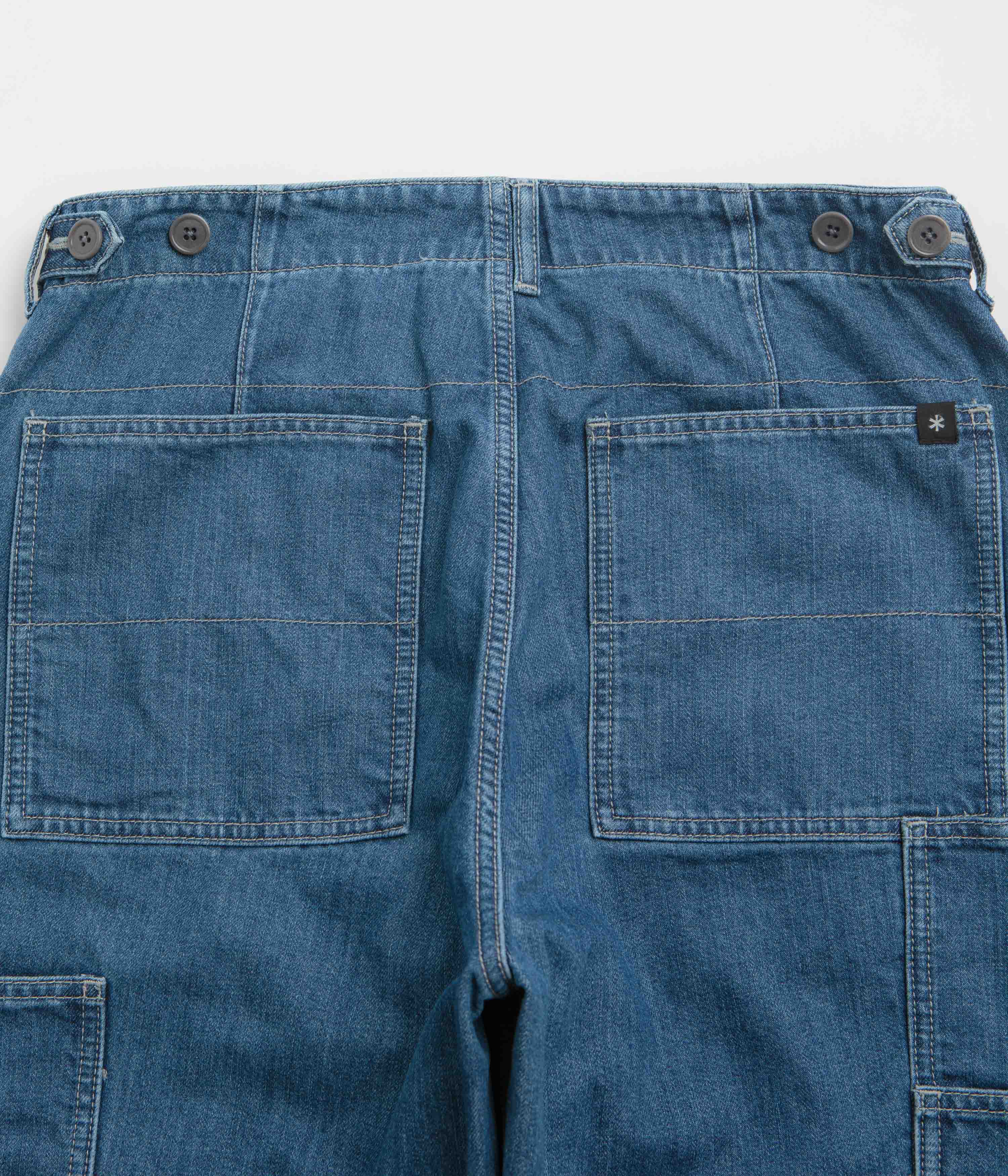 Snow Peak Takibi Denim Pants - Light Blue - Image 7