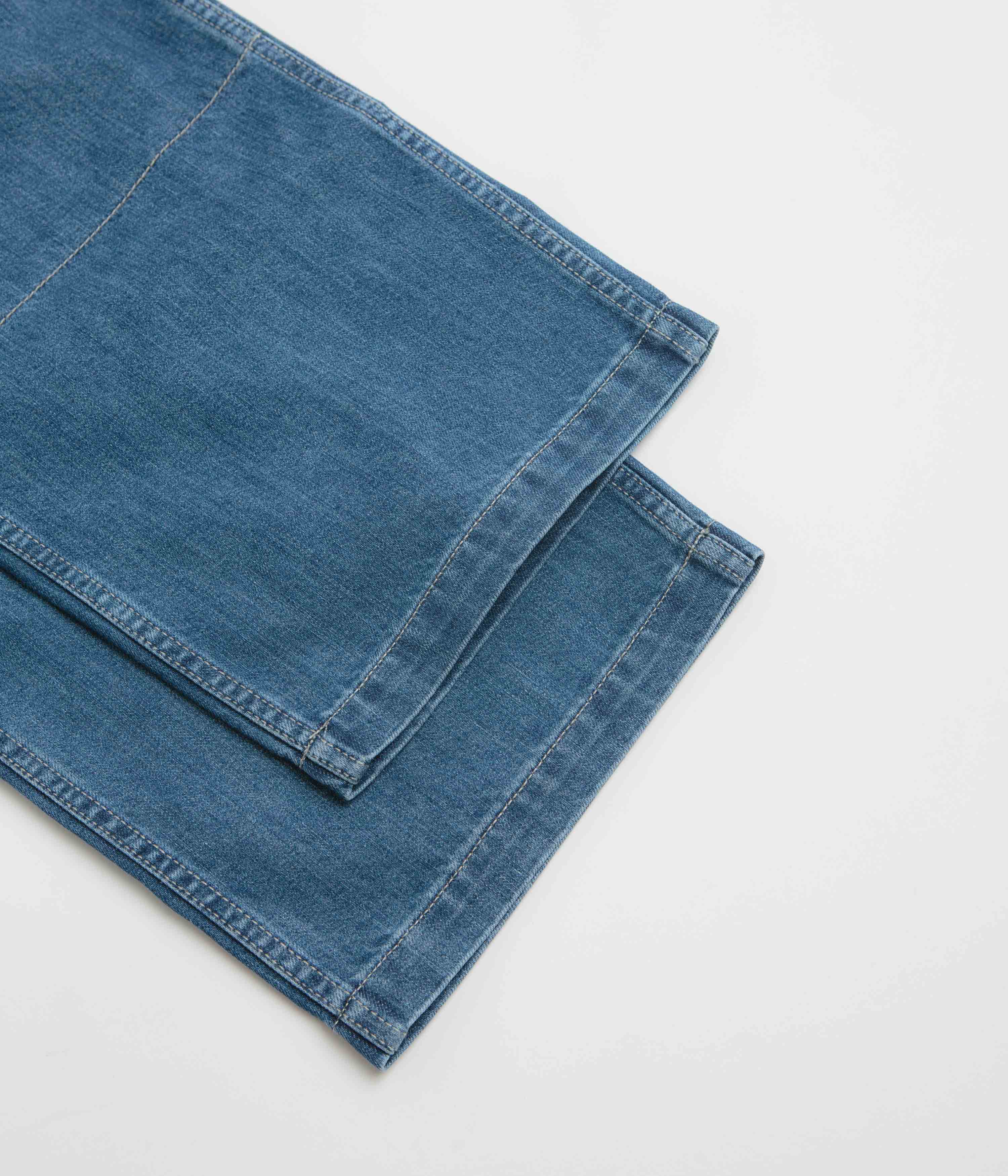 Snow Peak Takibi Denim Pants - Light Blue - Image 9