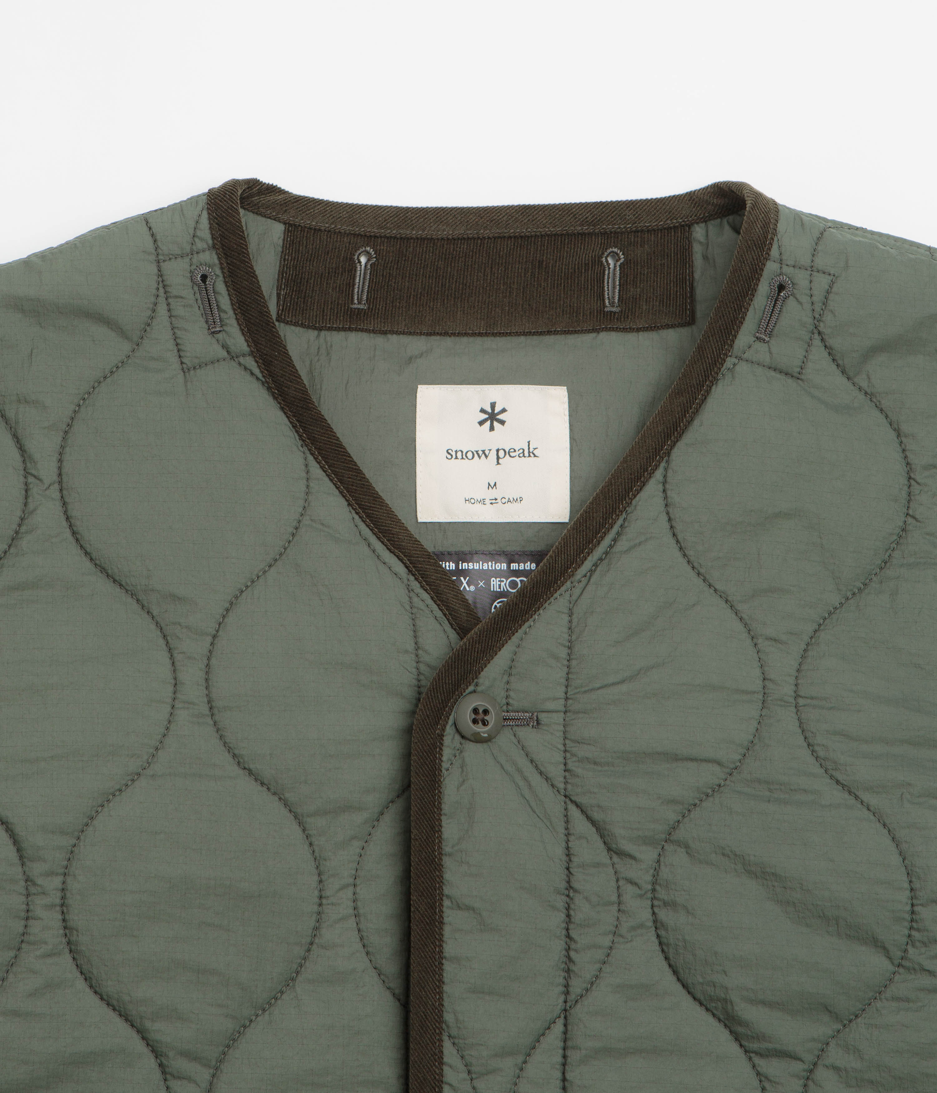 Snow Peak Takibi Ripstop Adjustable Jacket - Olive - Image 8