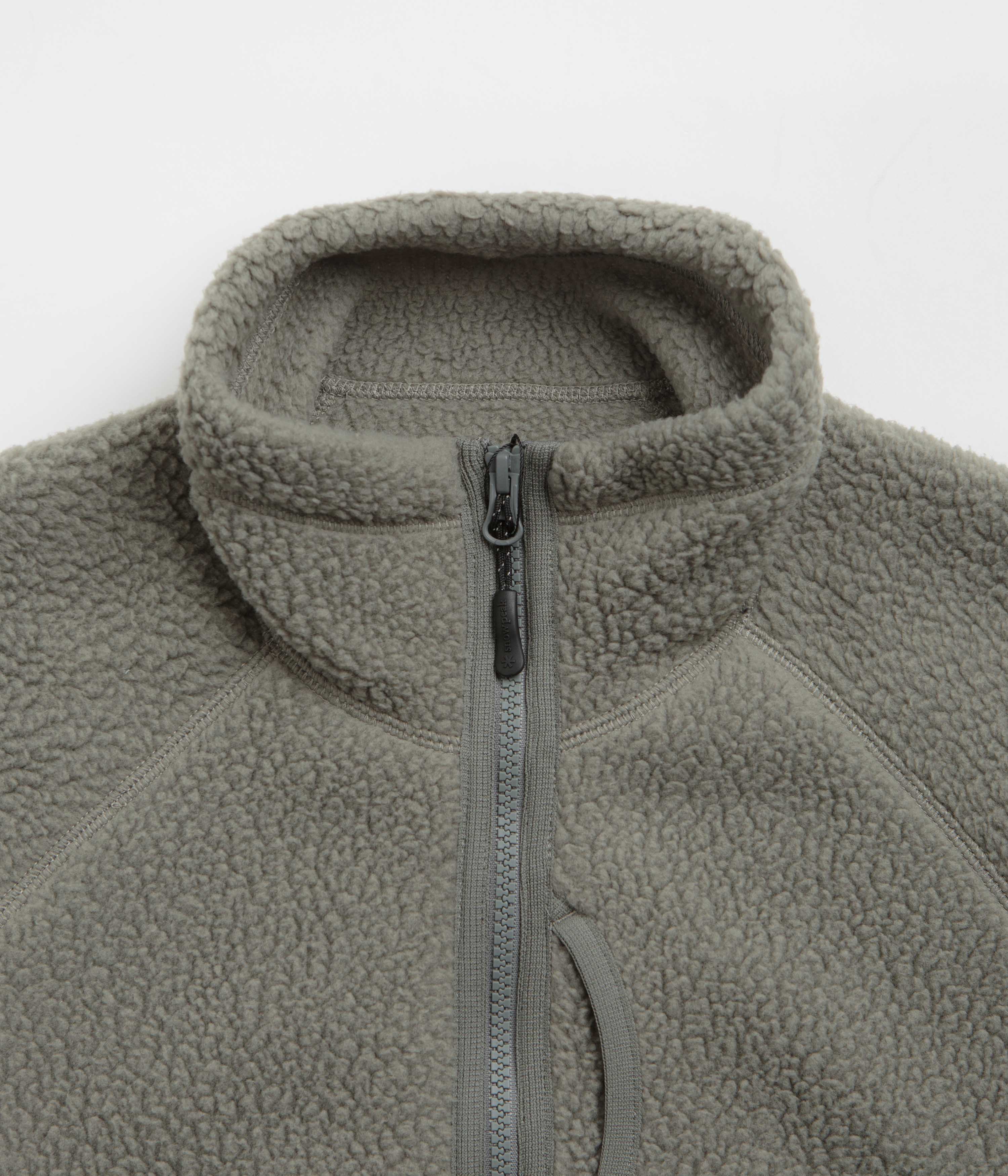 Snow Peak Thermal Boa Fleece Jacket - Grey - Image 5
