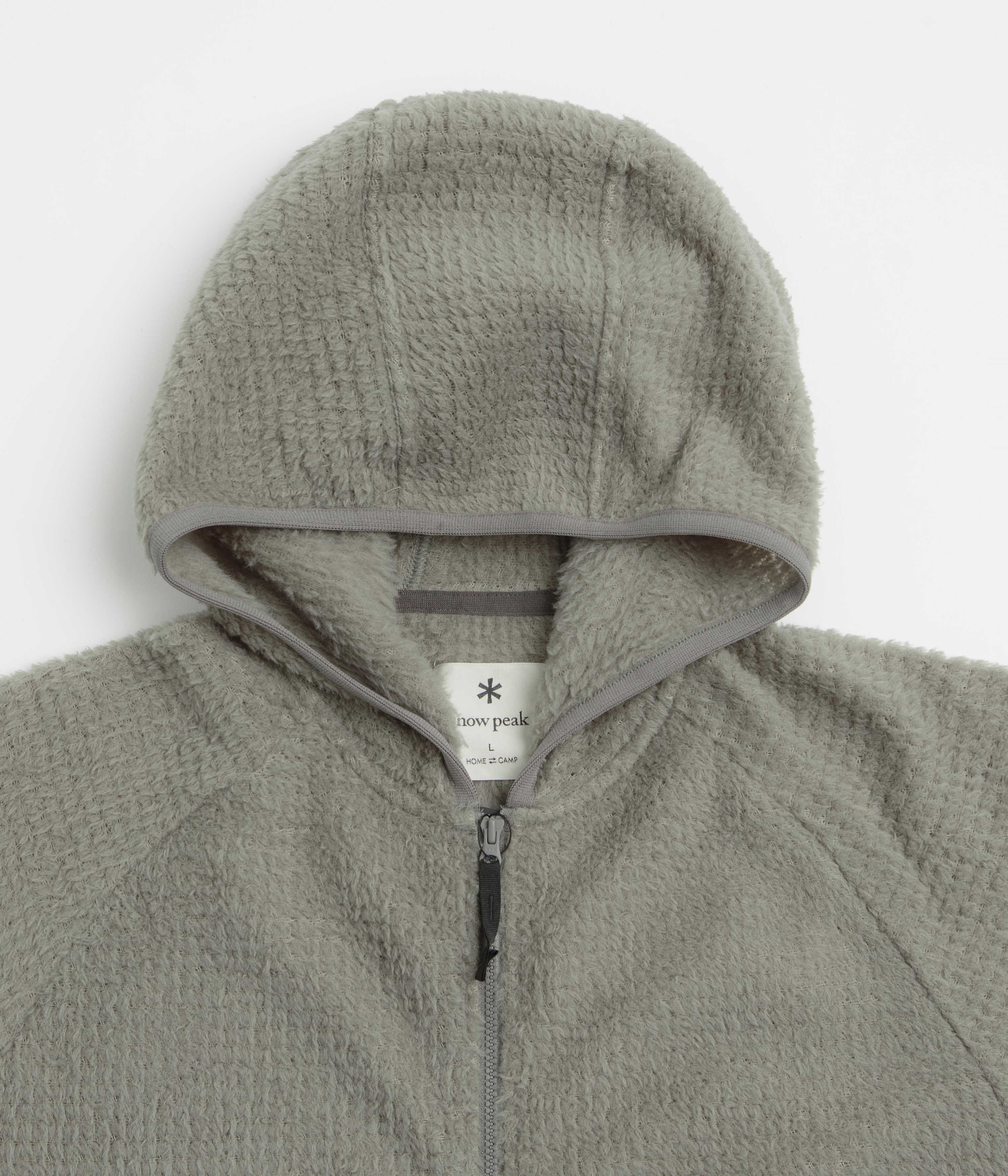 Snow Peak Thermo Control Zip Up Parka - Grey - Image 5