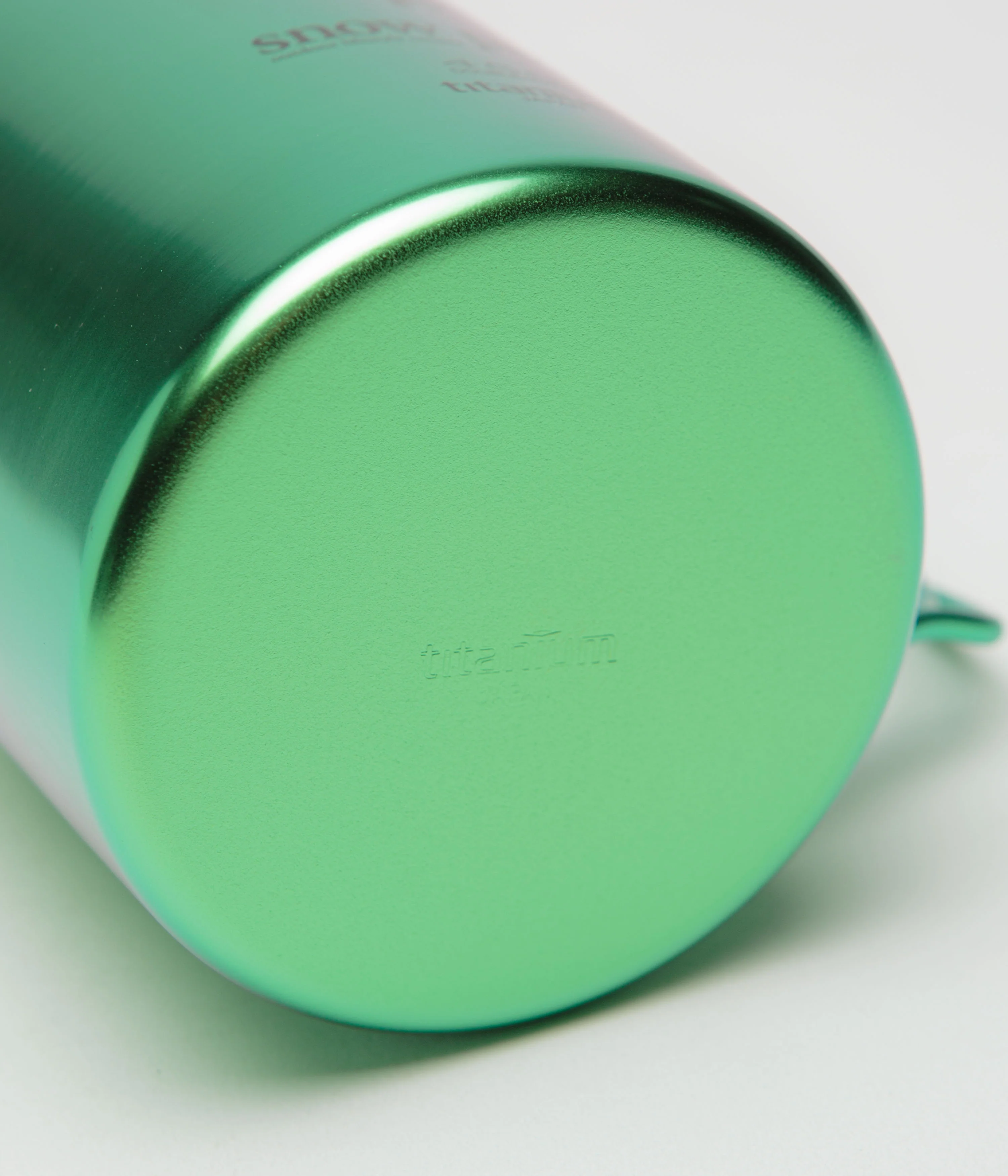 Snow Peak Titanium Double Wall 450ml Mug - Anodized Ocean Green - Image 4