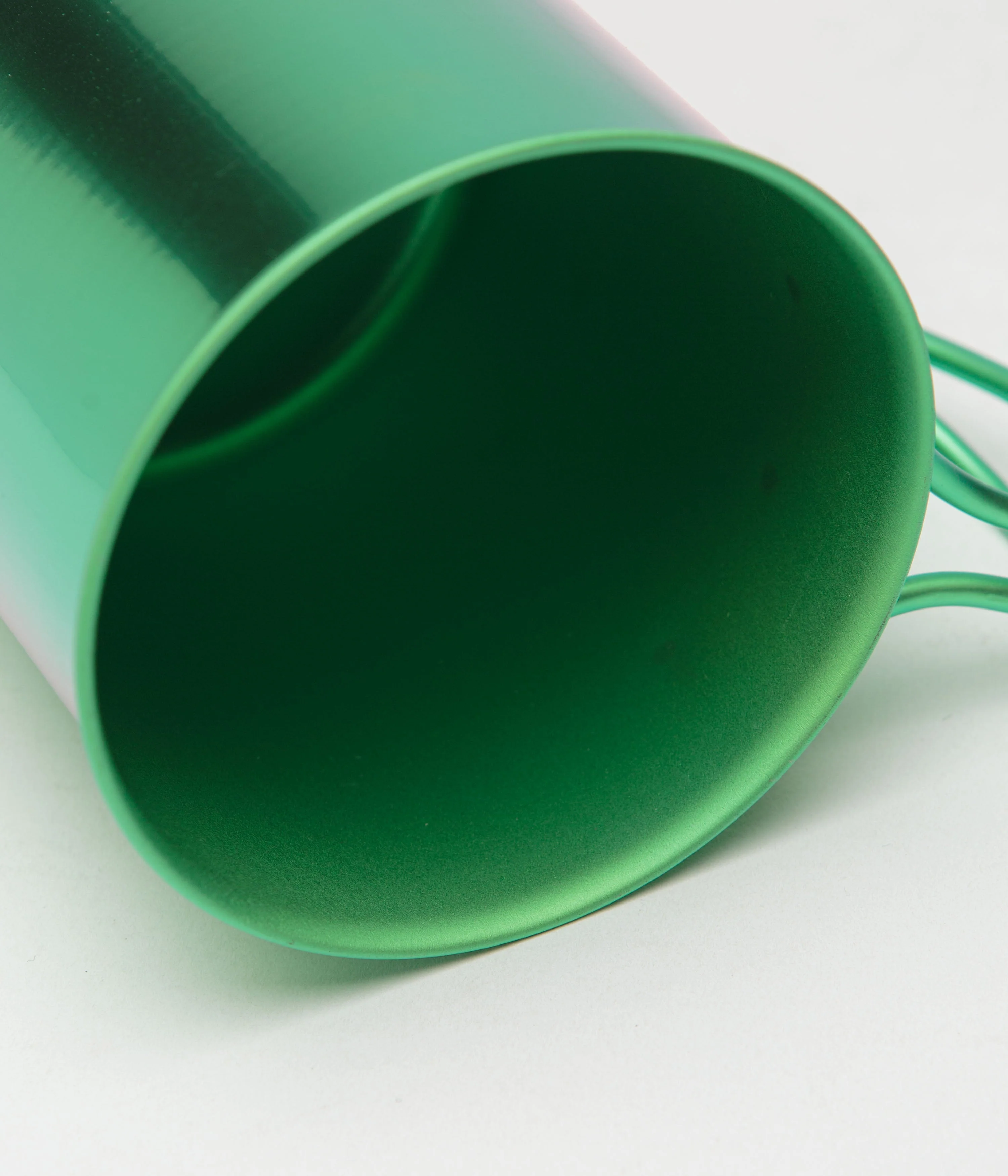 Snow Peak Titanium Single Wall 450ml Mug - Anodized Ocean Green - Image 3