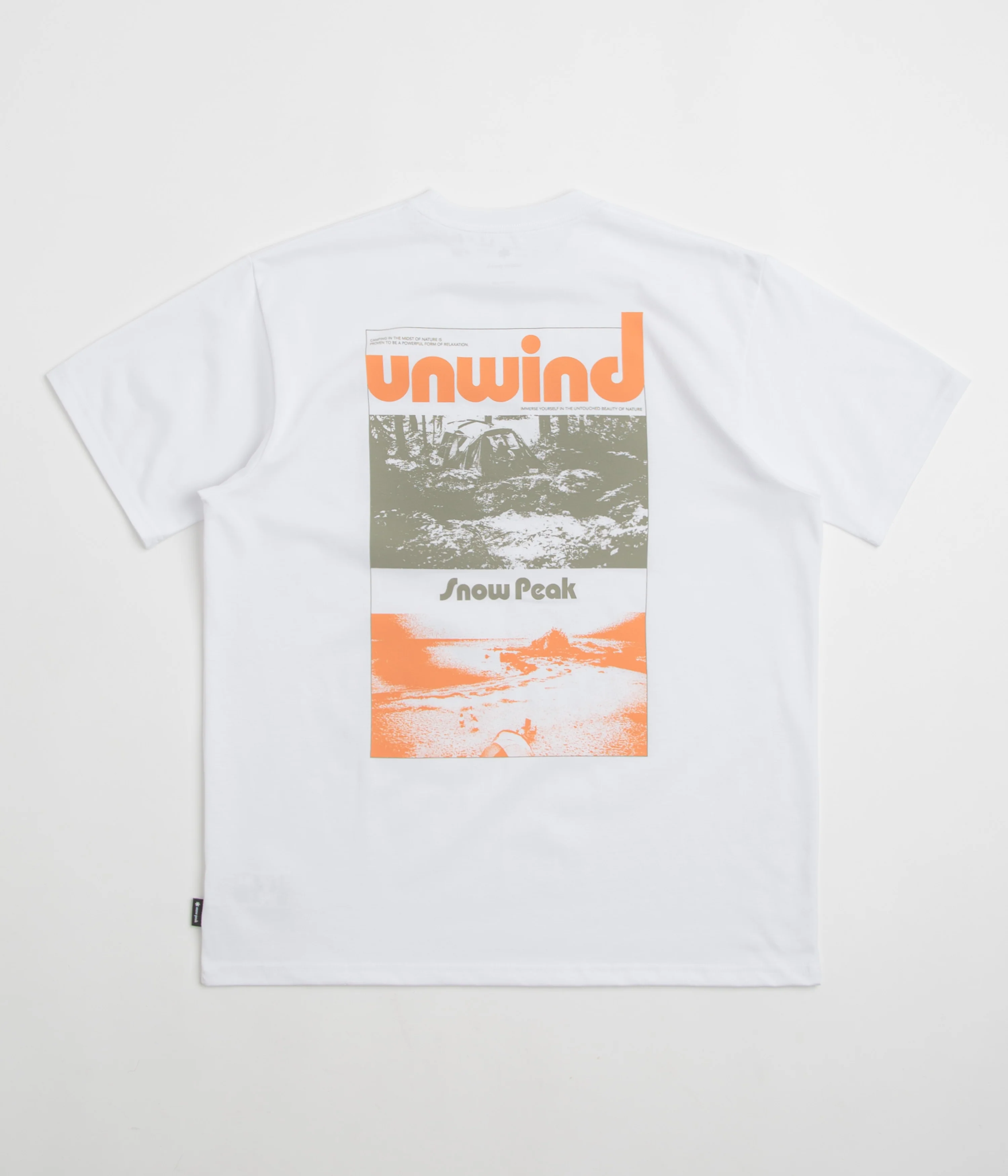 Snow Peak Unwind T-Shirt - White - Image 2