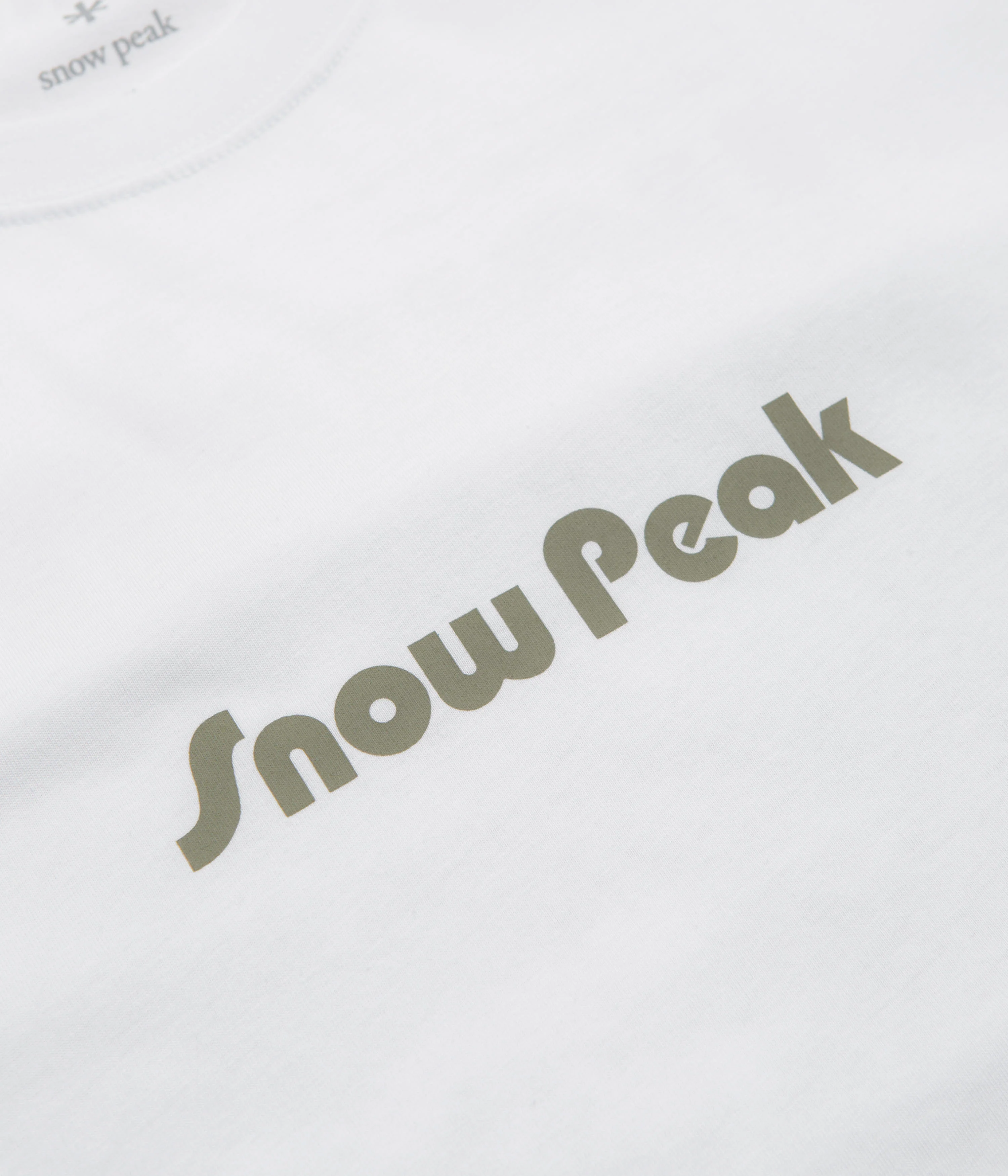 Snow Peak Unwind T-Shirt - White - Image 4