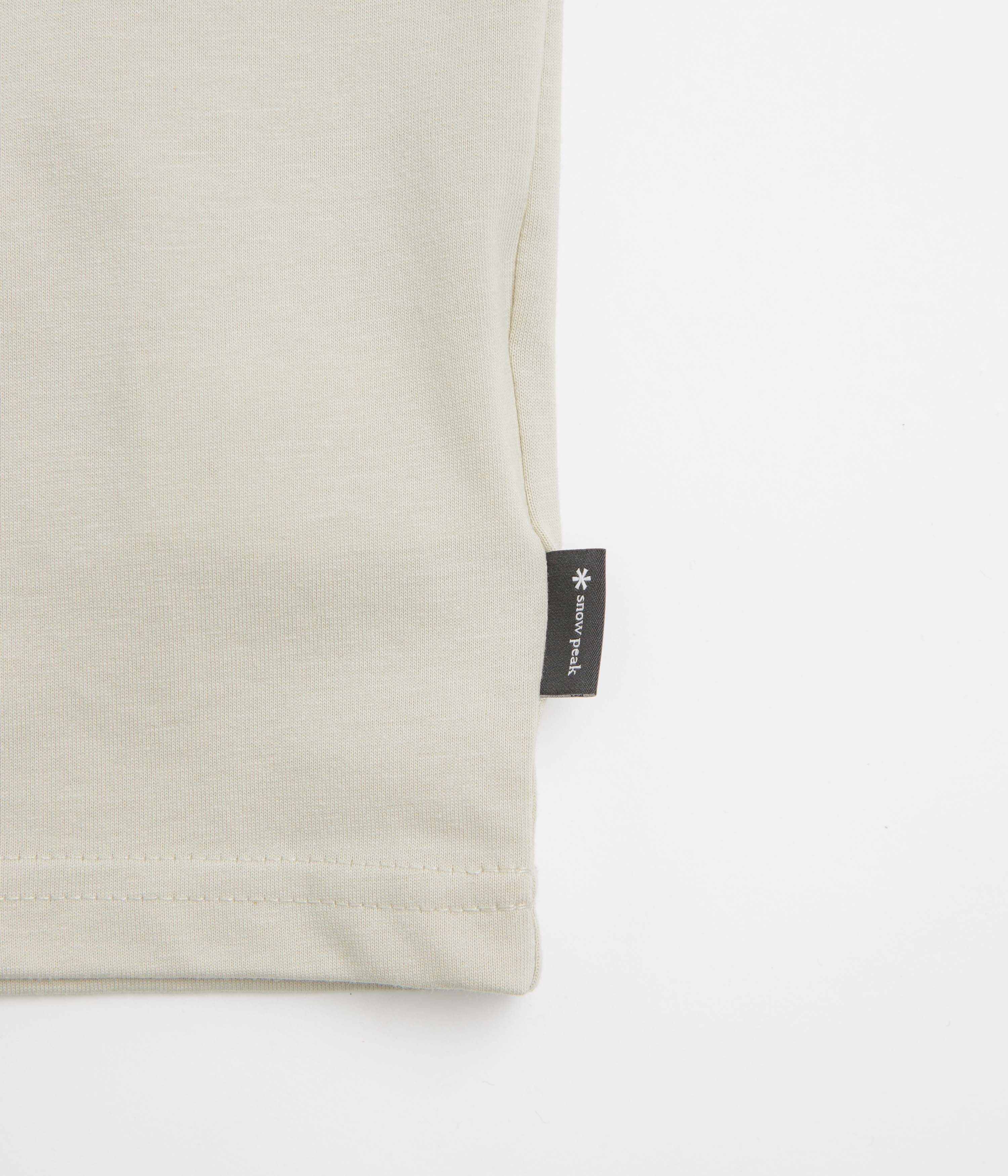 Snow Peak Warm Oneself T-Shirt - Light Beige - Image 6