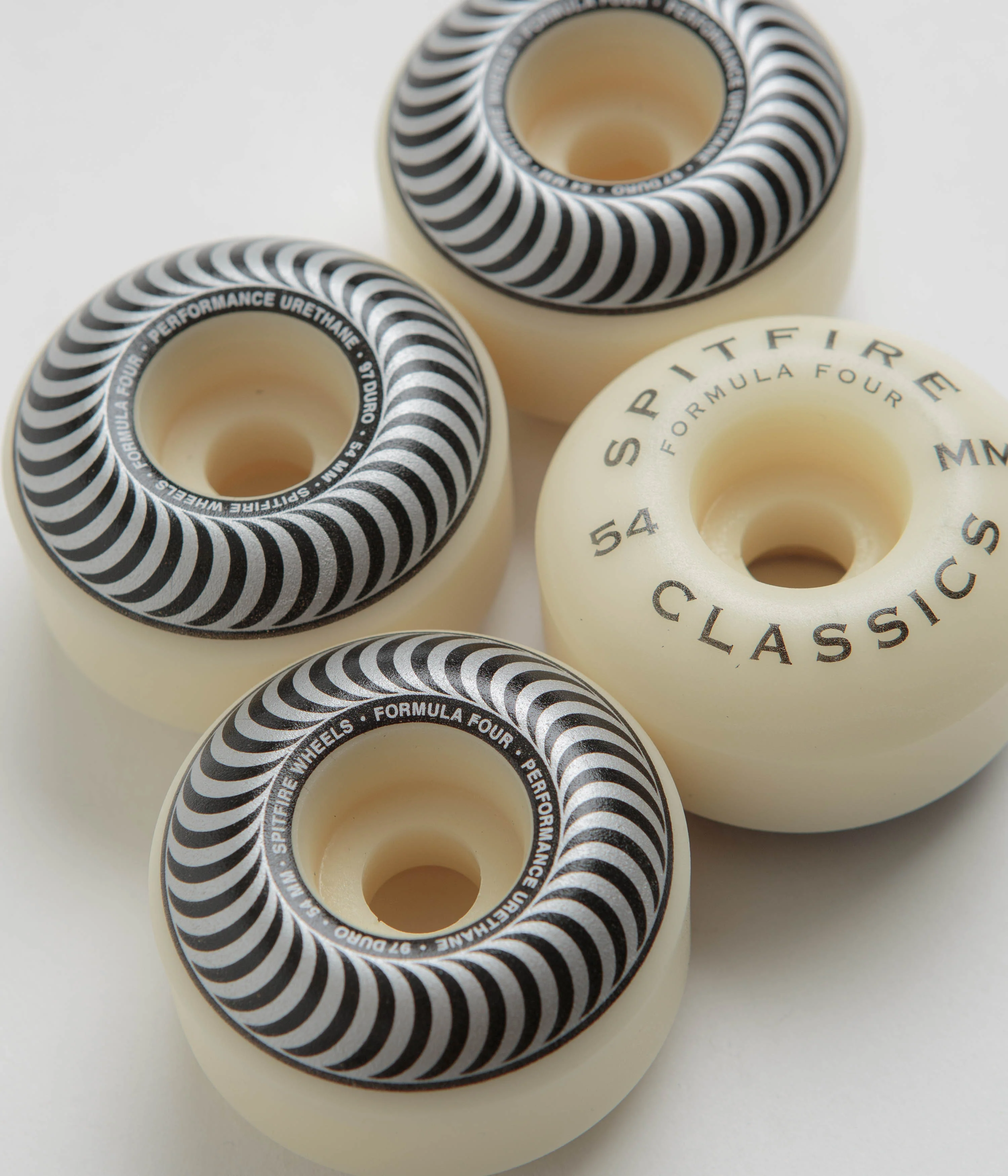 Spitfire Formula Four Classic 97DU Wheels - Natural - 54mm - Image 3
