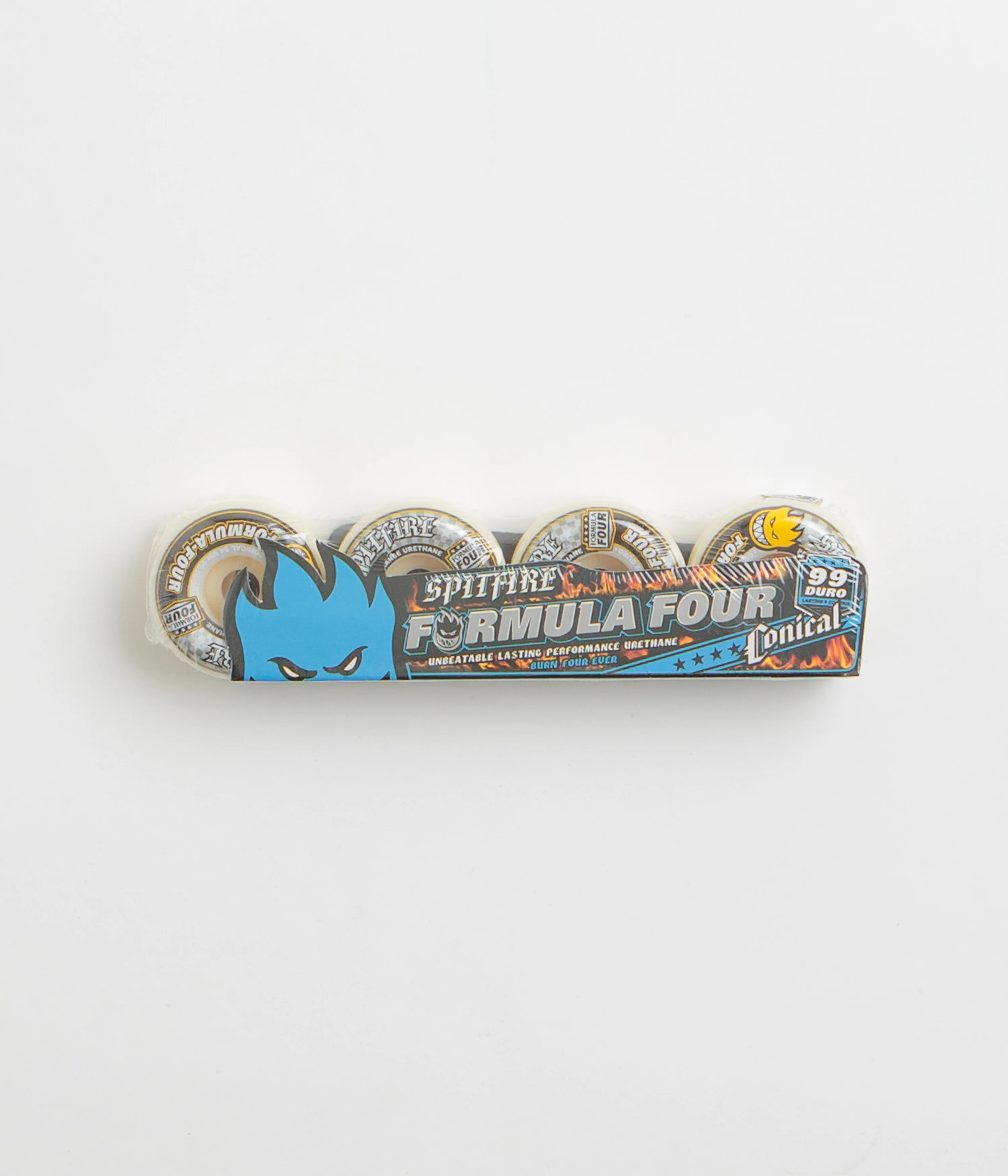 Spitfire Formula Four Conical 99DU Wheels - Natural - 54mm